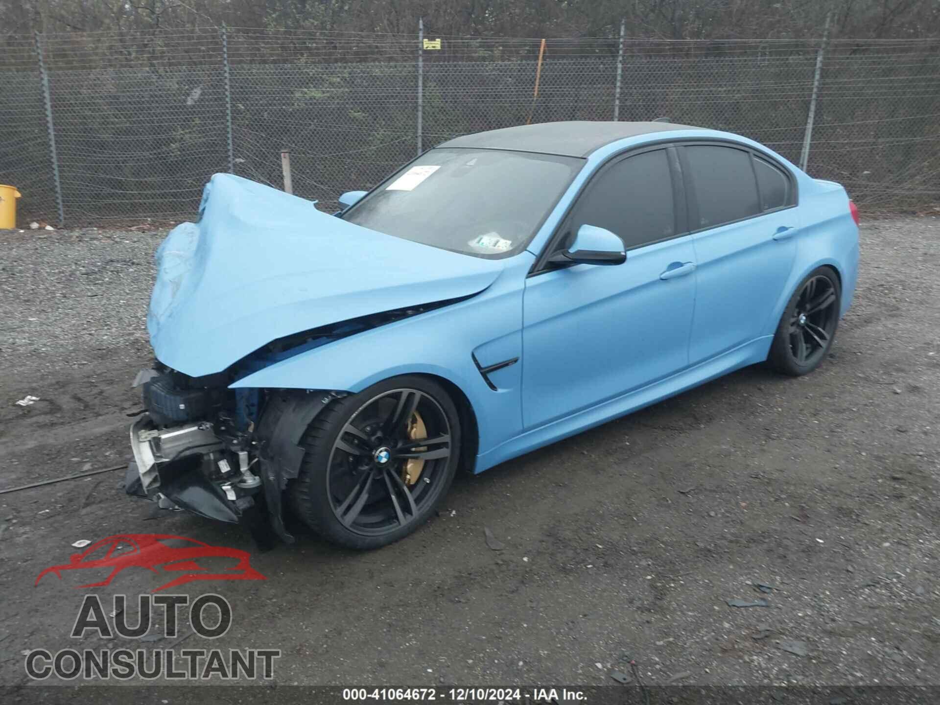 BMW M3 2017 - WBS8M9C32H5G85601