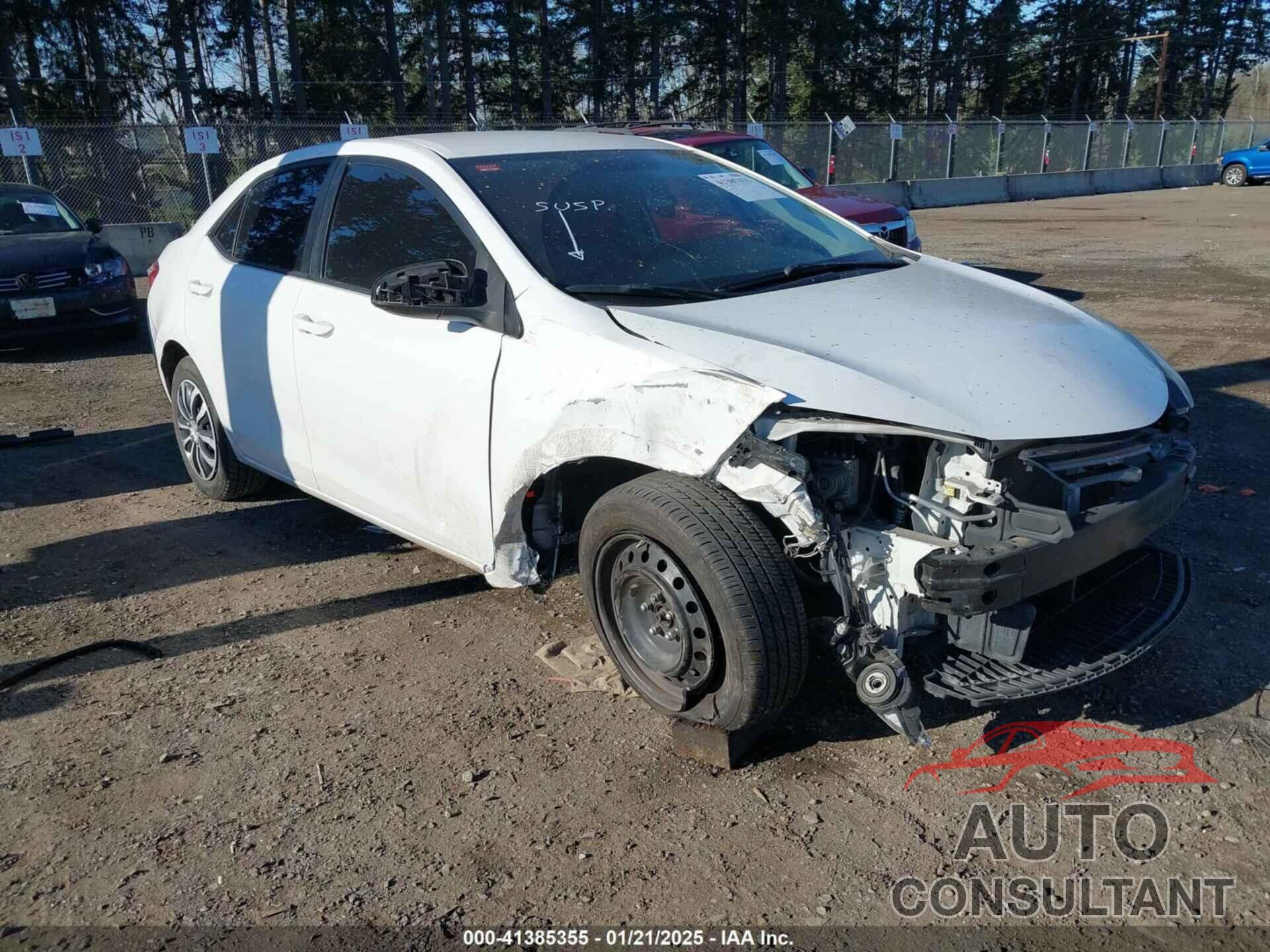 TOYOTA COROLLA 2016 - 2T1BURHEXGC516495