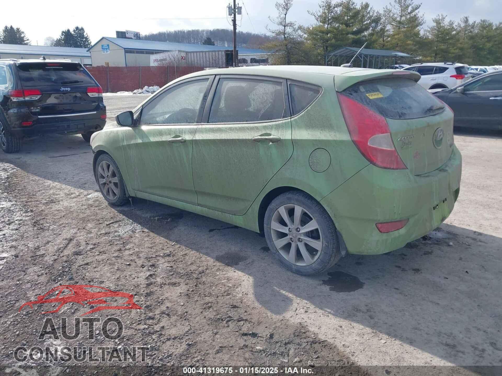 HYUNDAI ACCENT 2012 - KMHCU5AE4CU020088