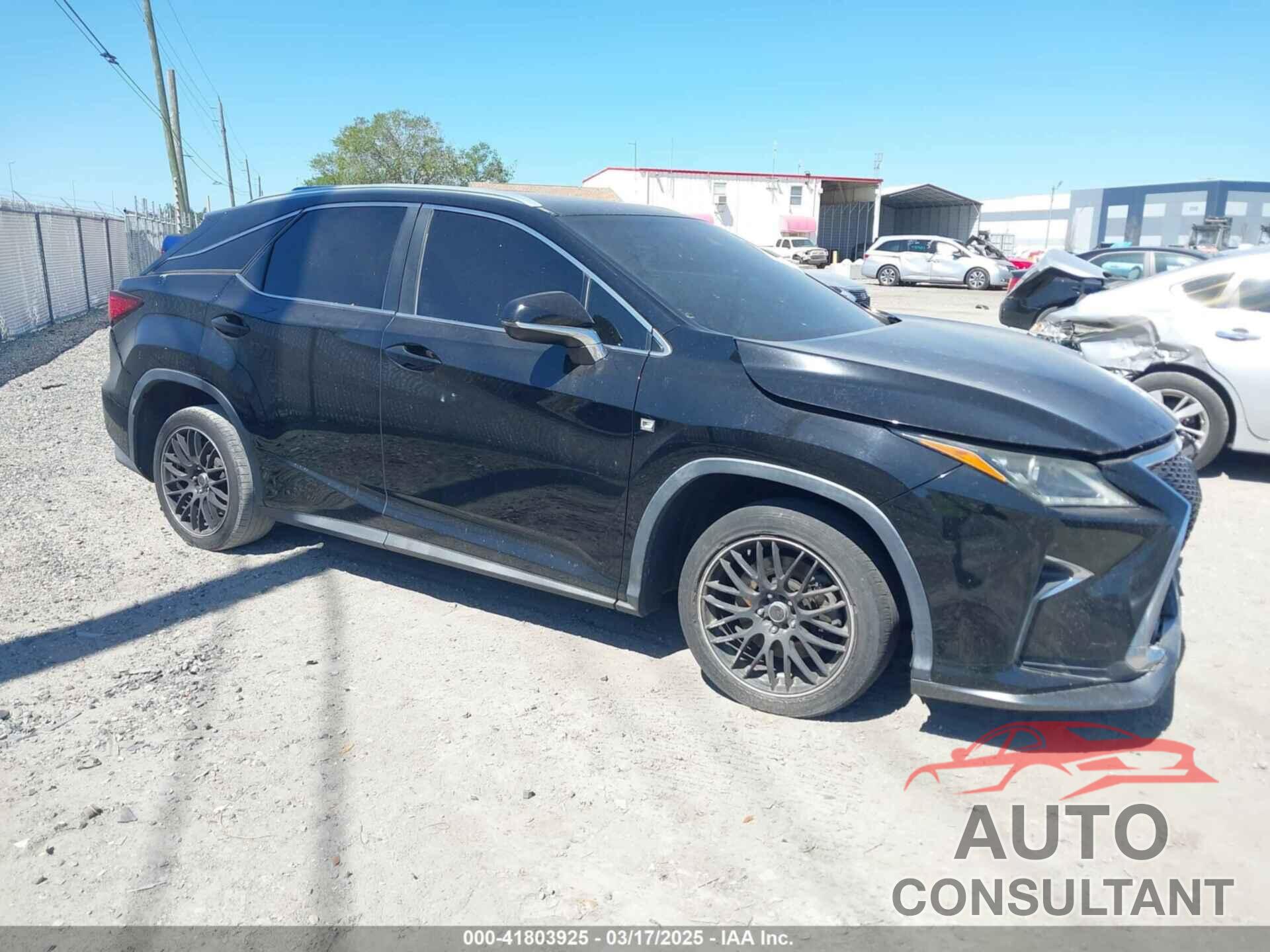 LEXUS RX 350 2017 - 2T2ZZMCAXHC078551