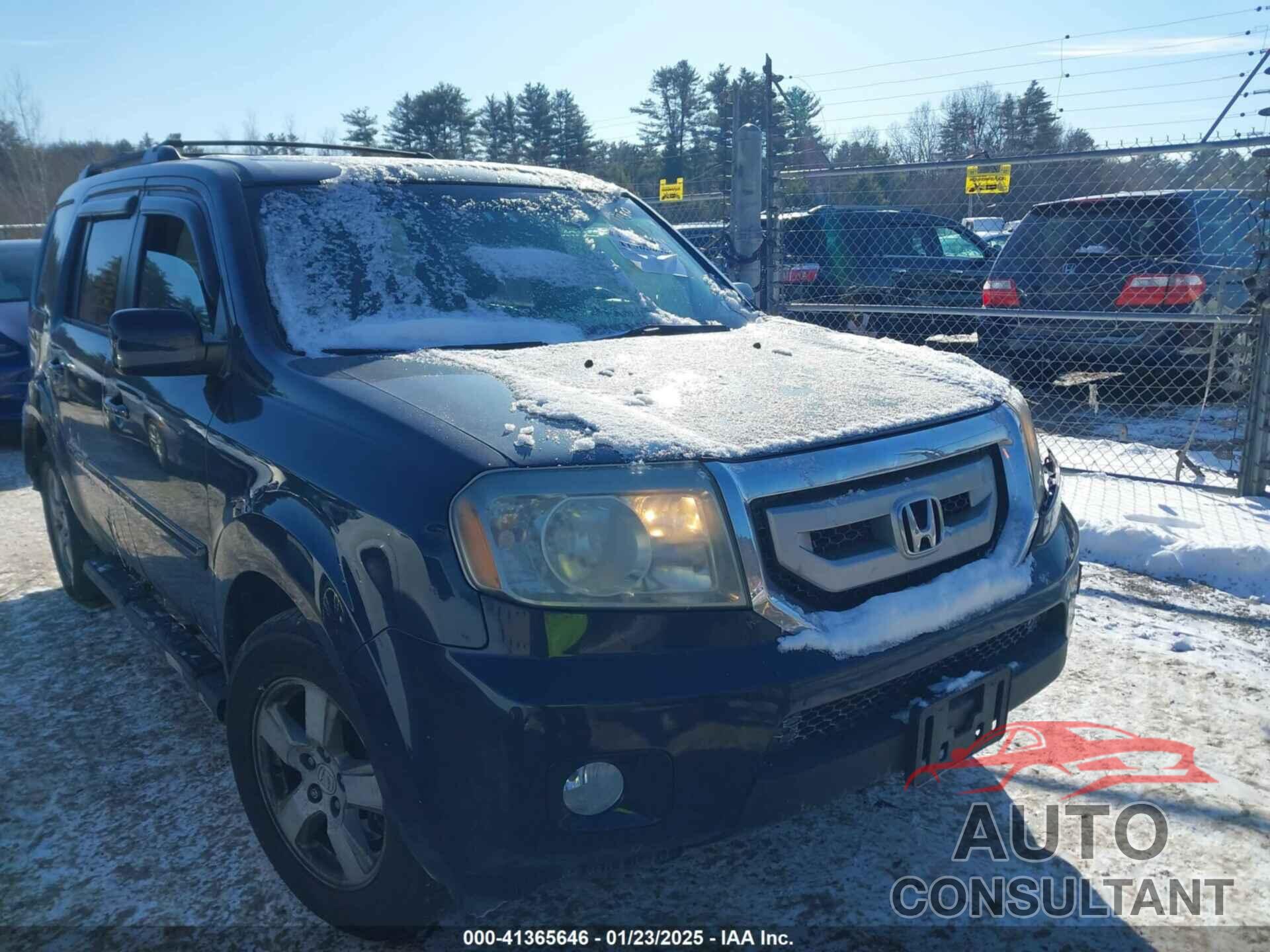 HONDA PILOT 2011 - 5FNYF4H69BB051972