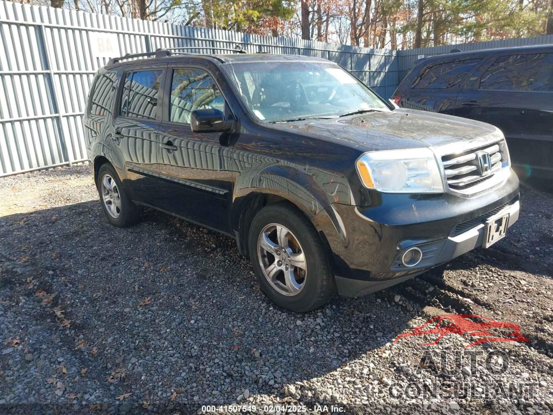 HONDA PILOT 2012 - 5FNYF4H70CB047738