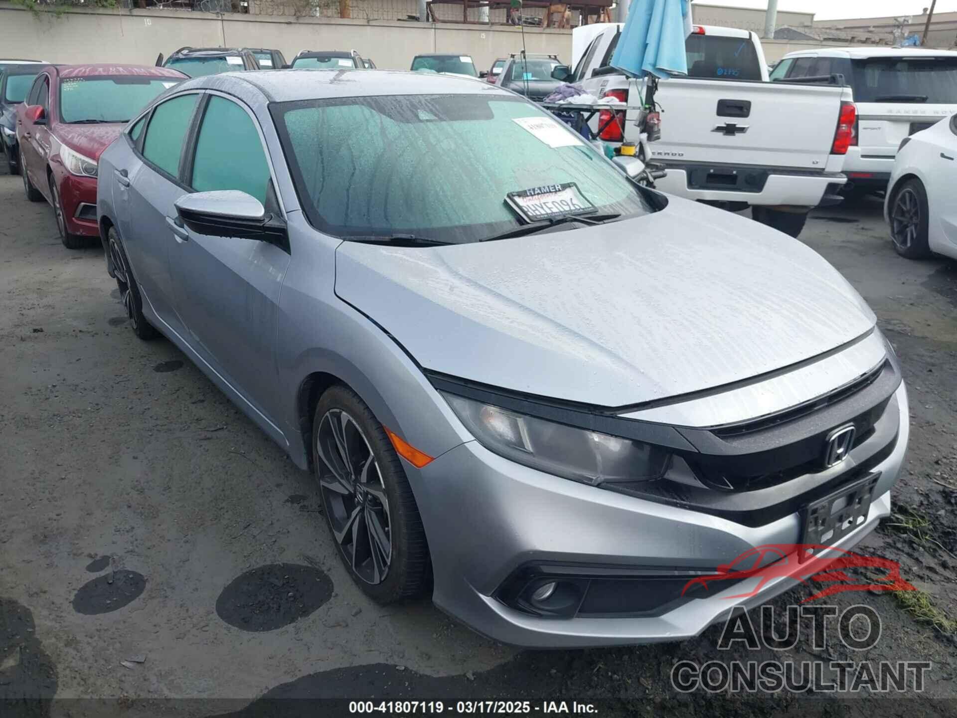 HONDA CIVIC 2019 - 19XFC2F85KE200828