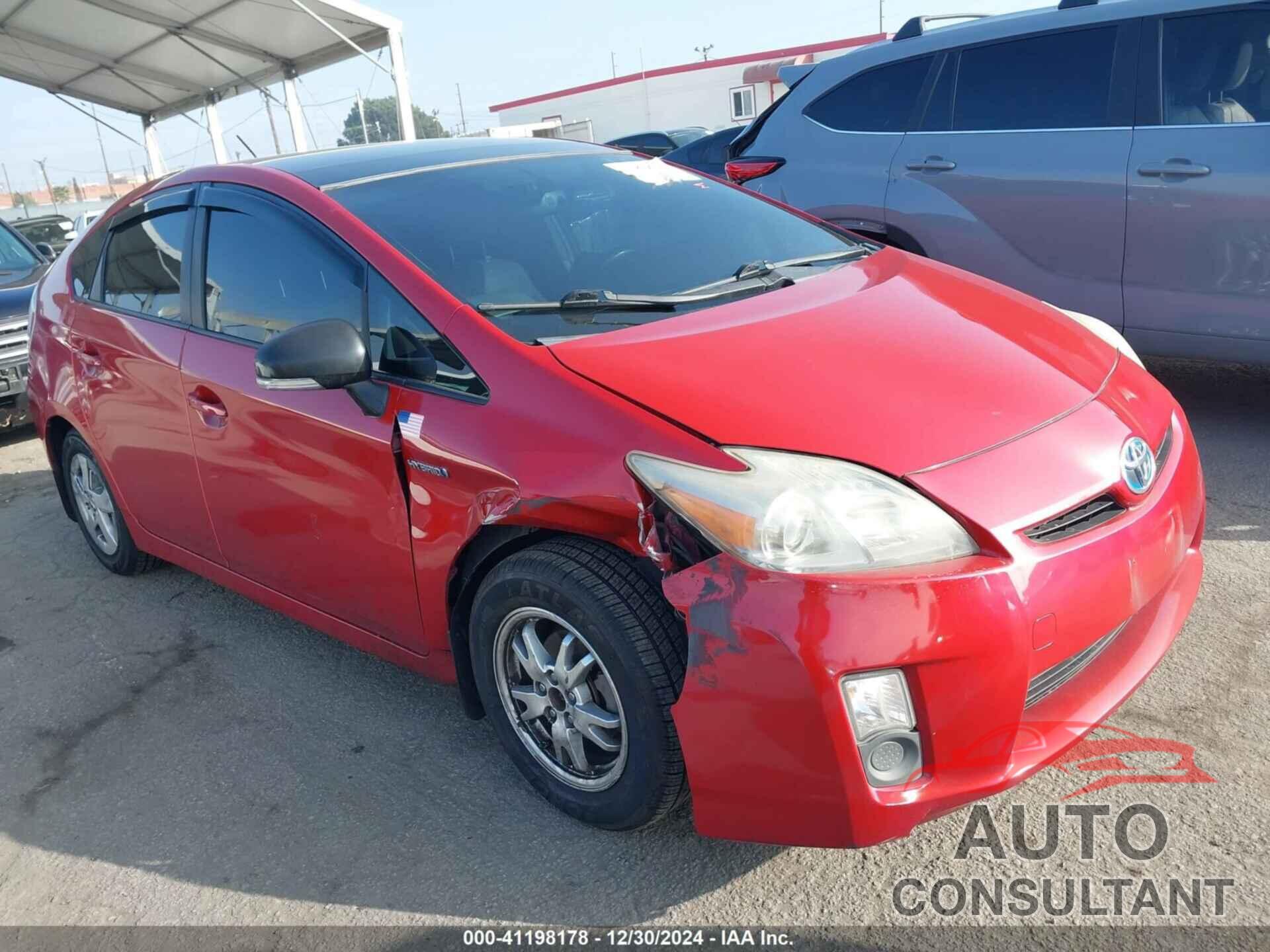 TOYOTA PRIUS 2010 - JTDKN3DUXA1085420