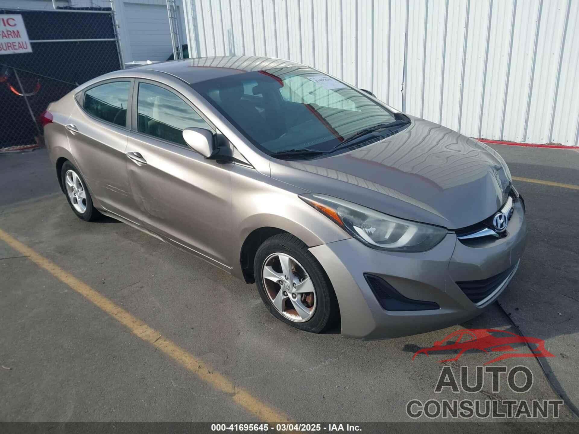 HYUNDAI ELANTRA 2014 - 5NPDH4AE8EH530464