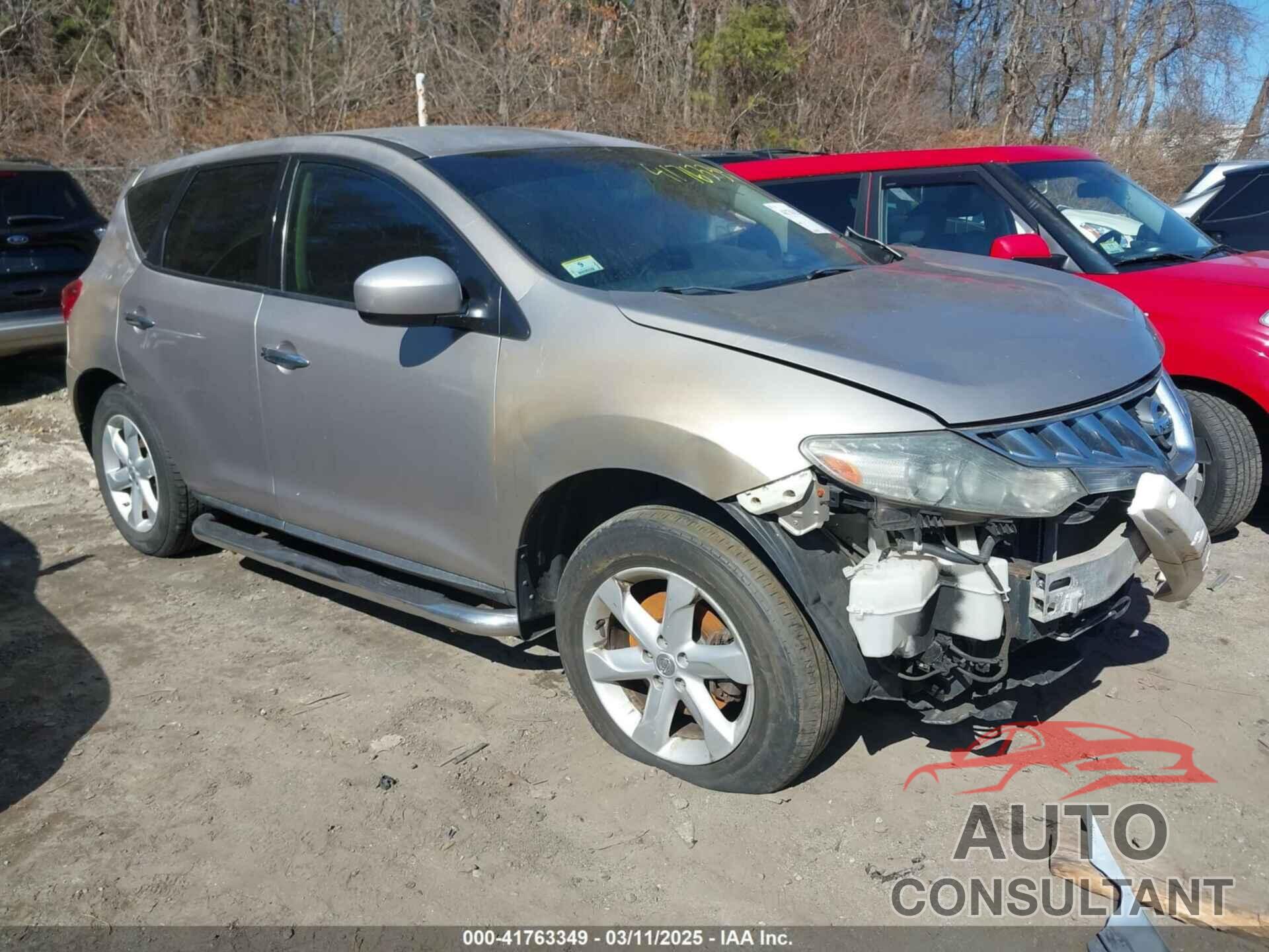 NISSAN MURANO 2009 - JN8AZ18W19W207746