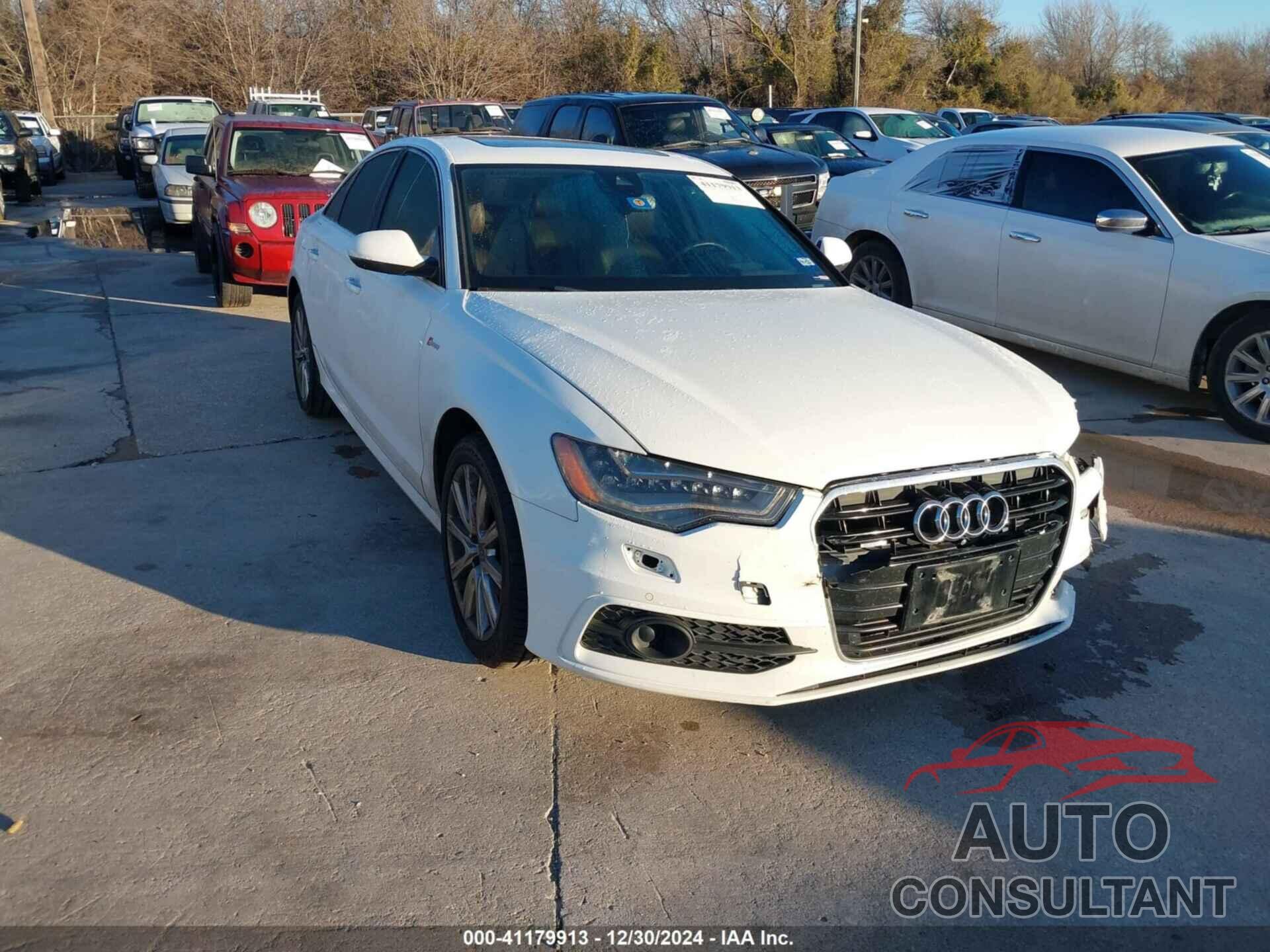 AUDI A6 2013 - WAUJGAFC1DN063315