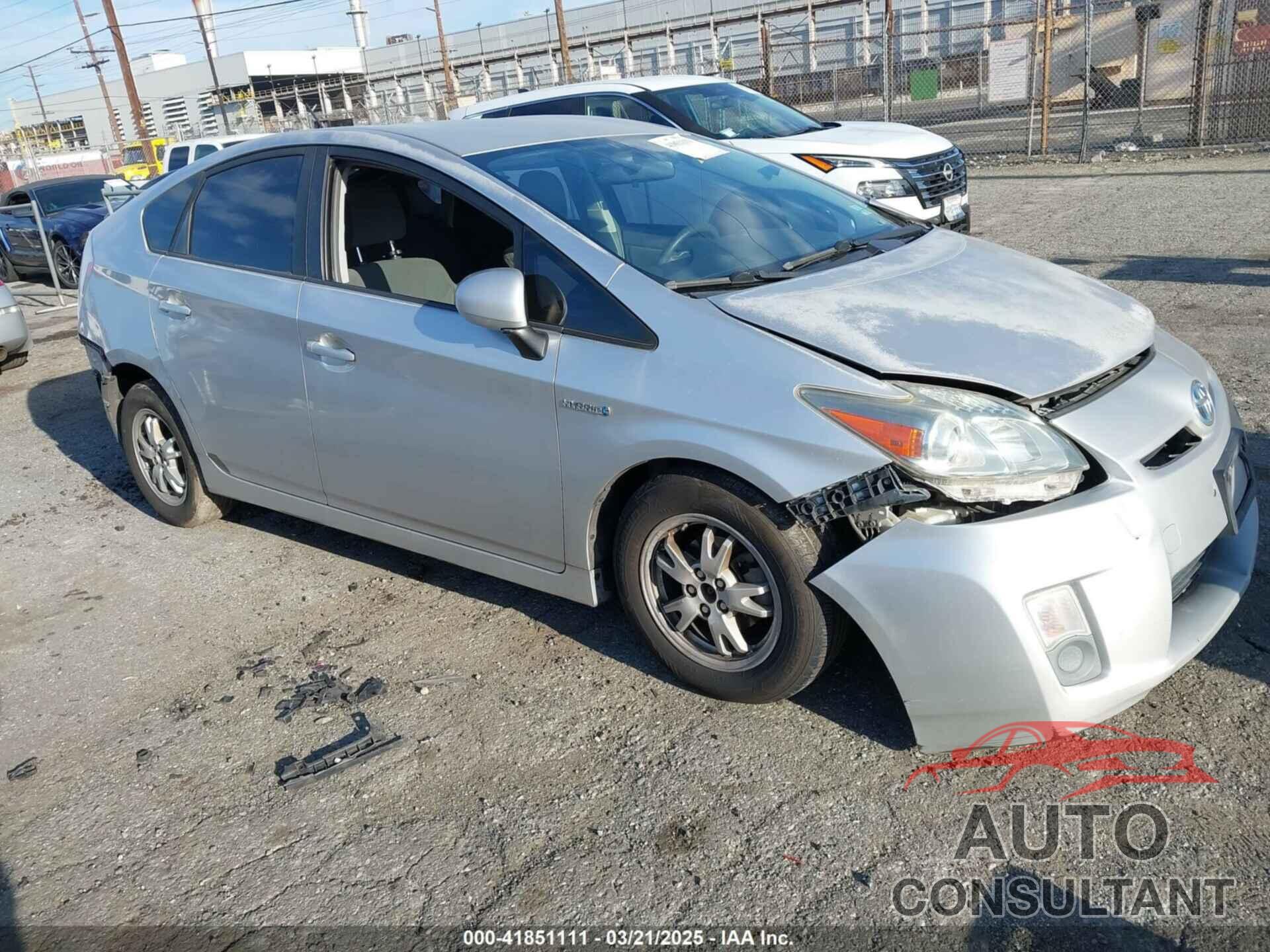 TOYOTA PRIUS 2010 - JTDKN3DU3A1231186