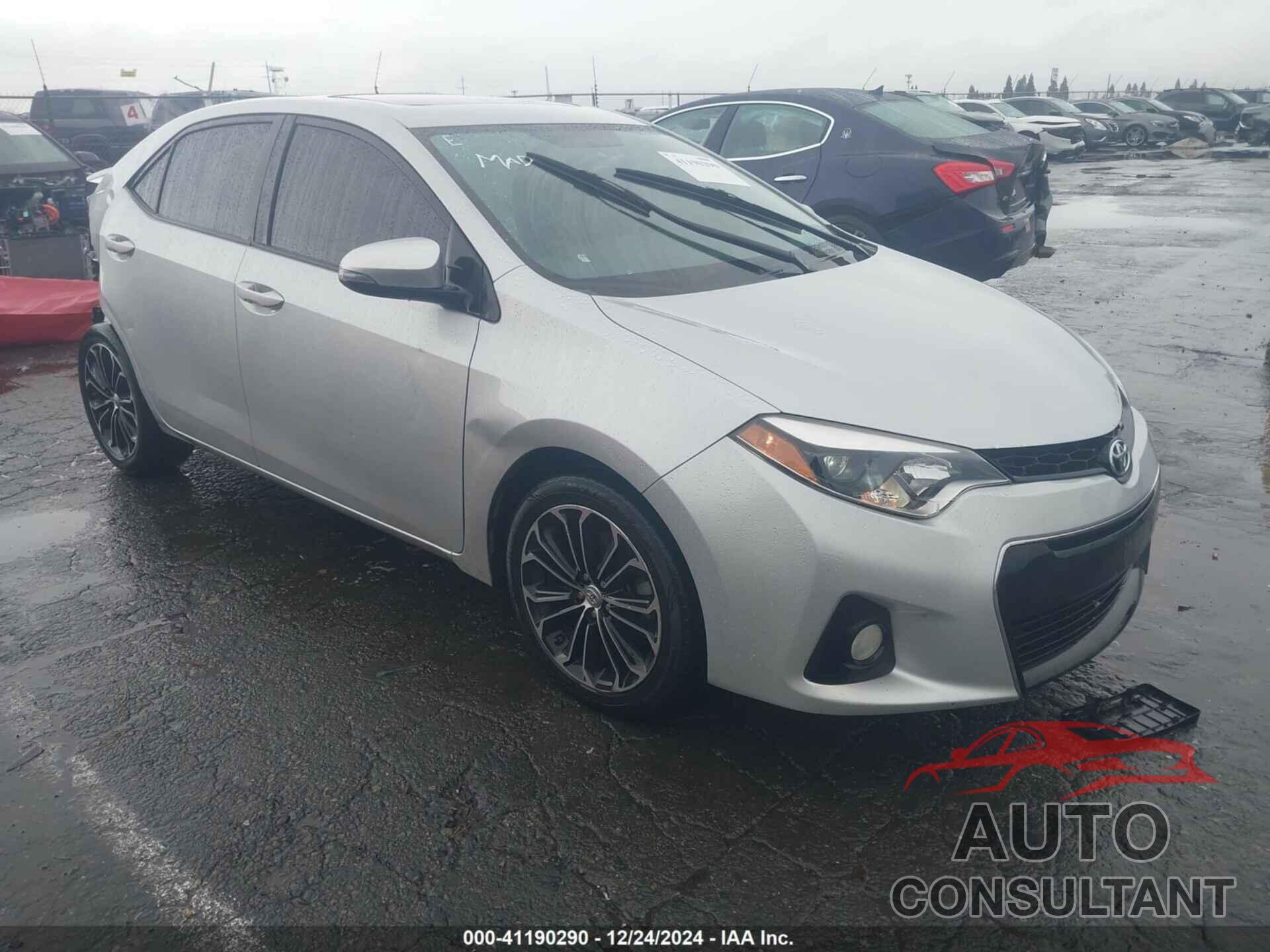 TOYOTA COROLLA 2014 - 5YFBURHE5EP043795