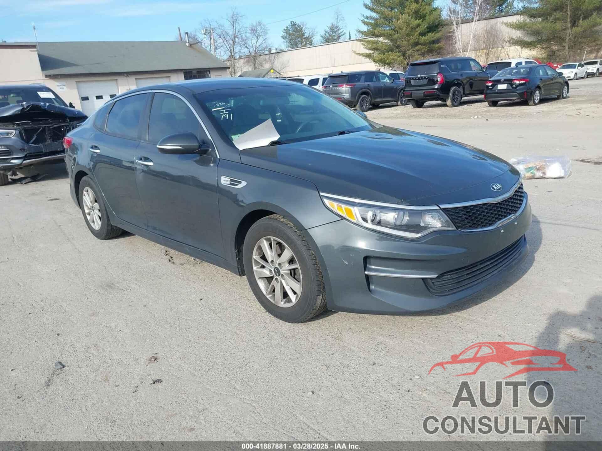 KIA OPTIMA 2016 - KNAGT4L30G5081448