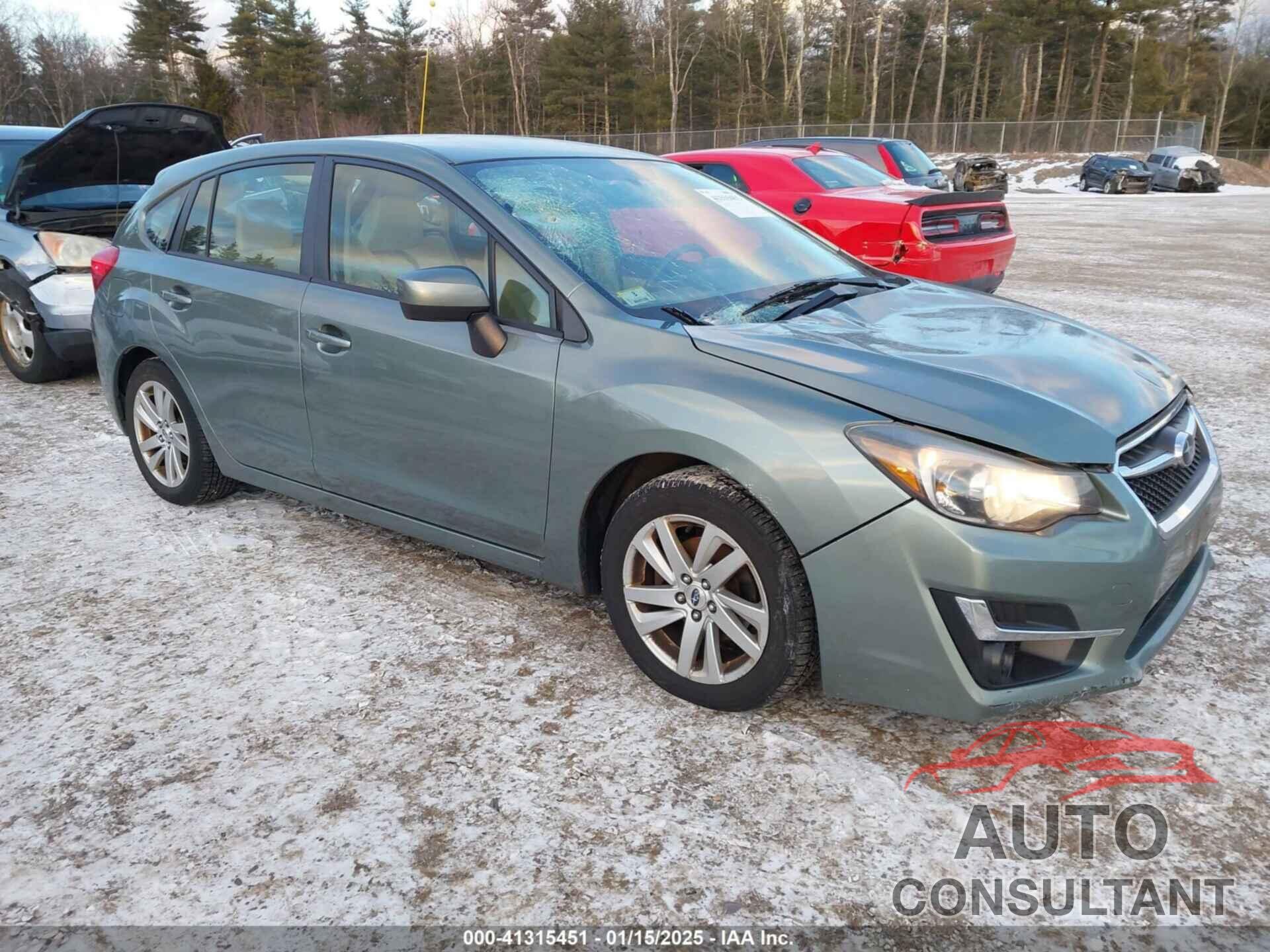 SUBARU IMPREZA 2015 - JF1GPAC68FH201953