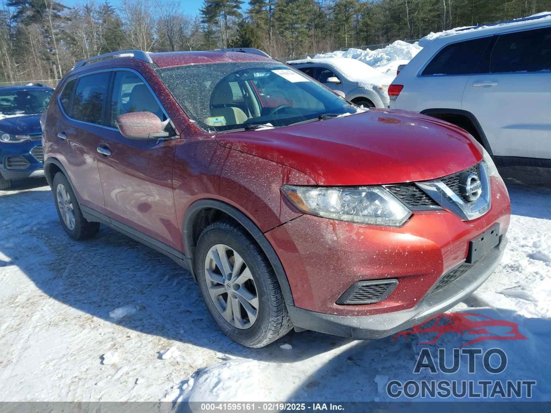 NISSAN ROGUE 2016 - KNMAT2MV7GP728204