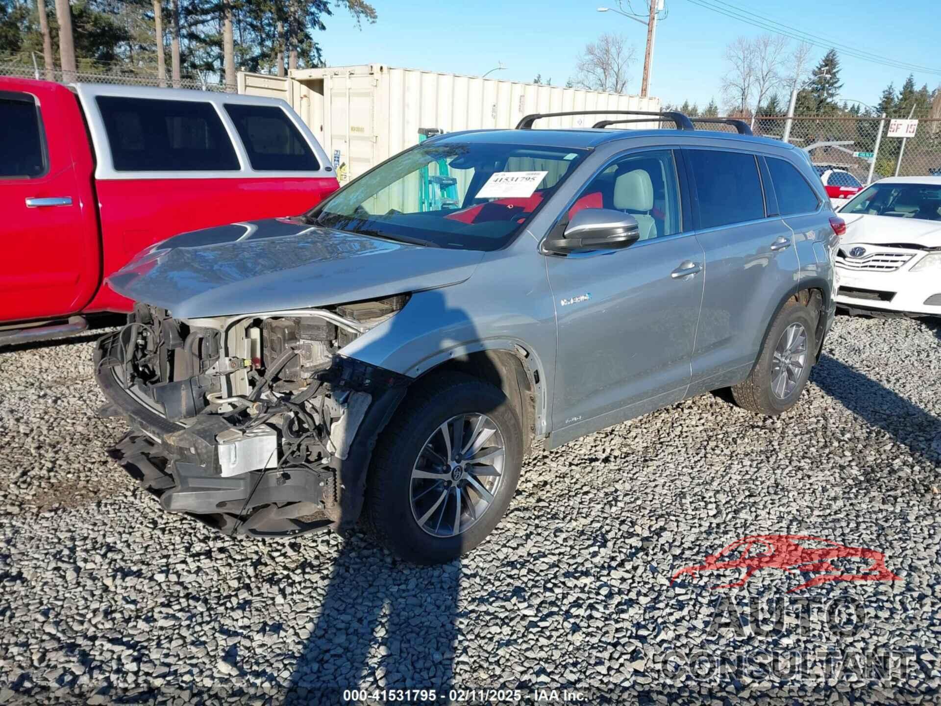 TOYOTA HIGHLANDER HYBRID 2017 - 5TDJGRFH6HS033398