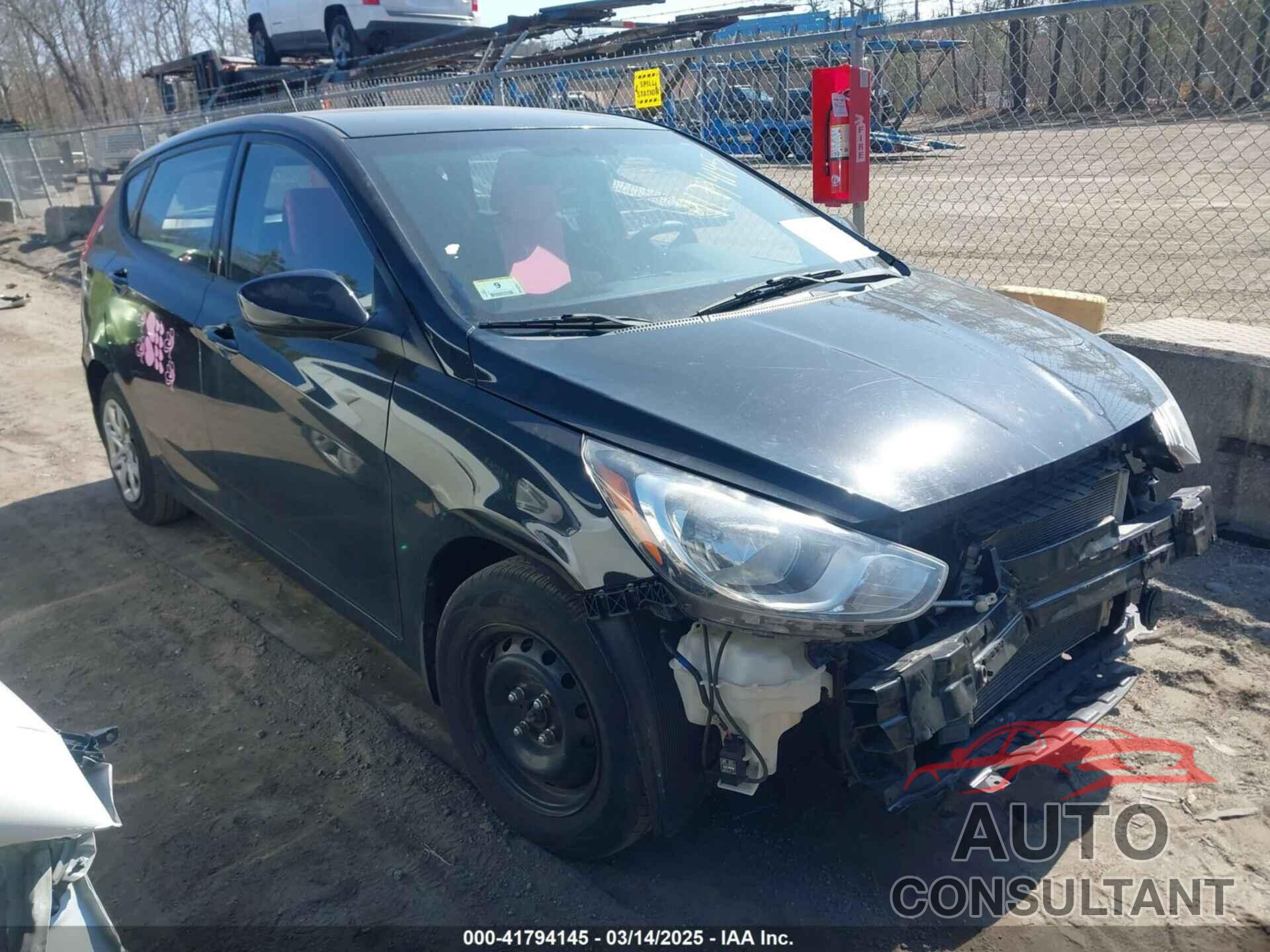 HYUNDAI ACCENT 2012 - KMHCT5AEXCU043832