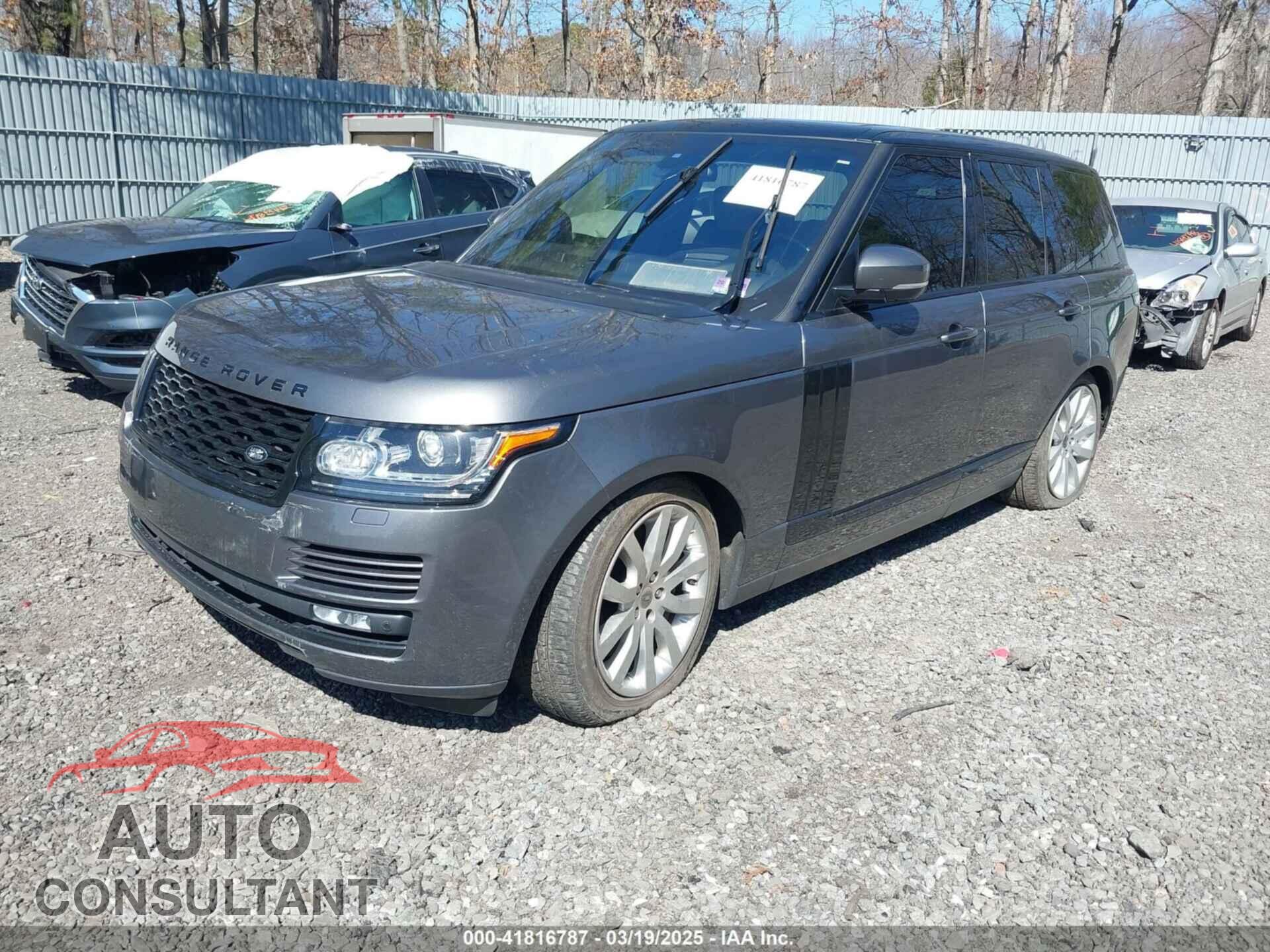 LAND ROVER RANGE ROVER 2016 - SALGS2EF4GA293593