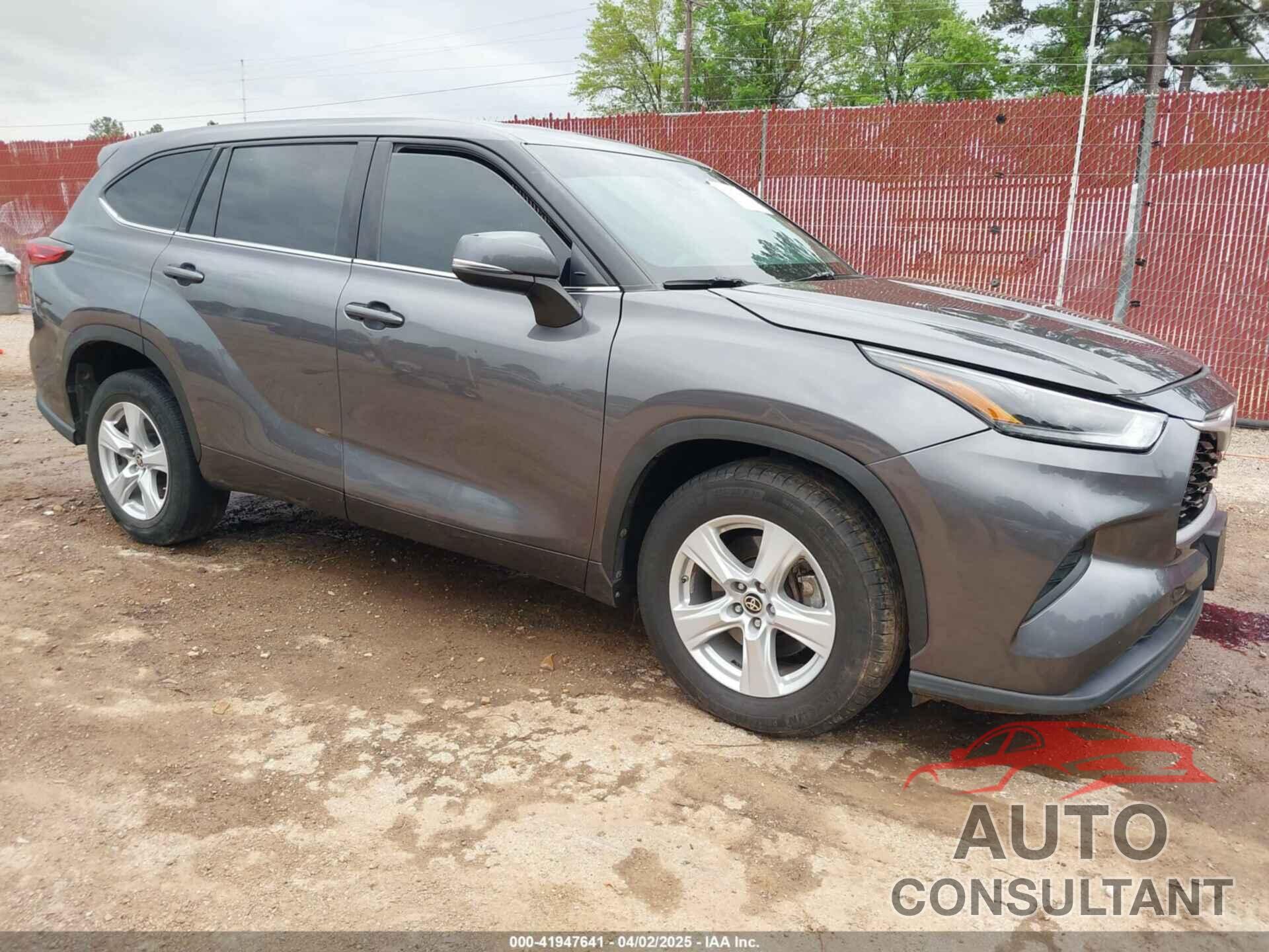 TOYOTA HIGHLANDER 2021 - 5TDCZRAH2MS055113