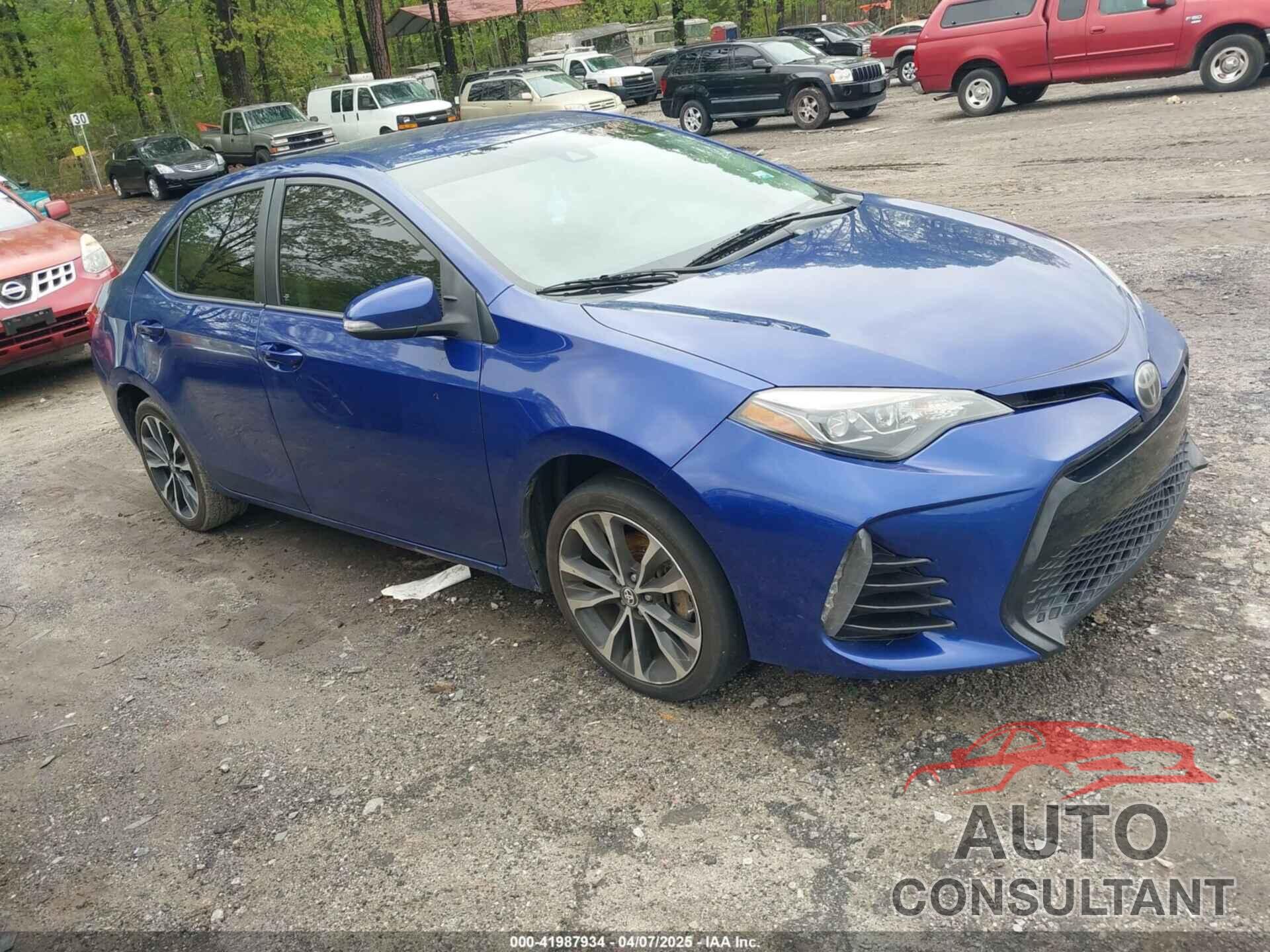 TOYOTA COROLLA 2017 - 5YFBURHE1HP713489