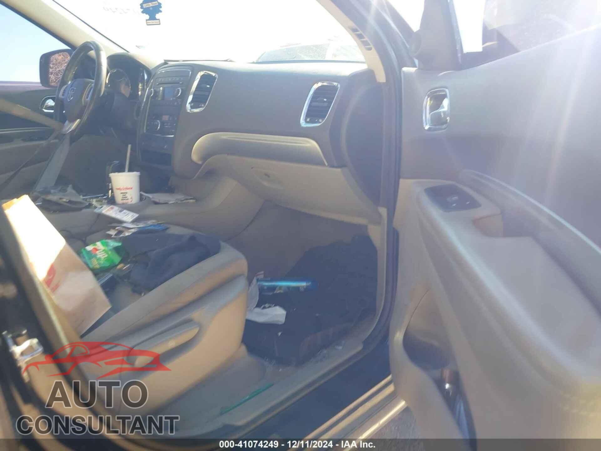 DODGE DURANGO 2012 - 1C4RDHAGXCC260205