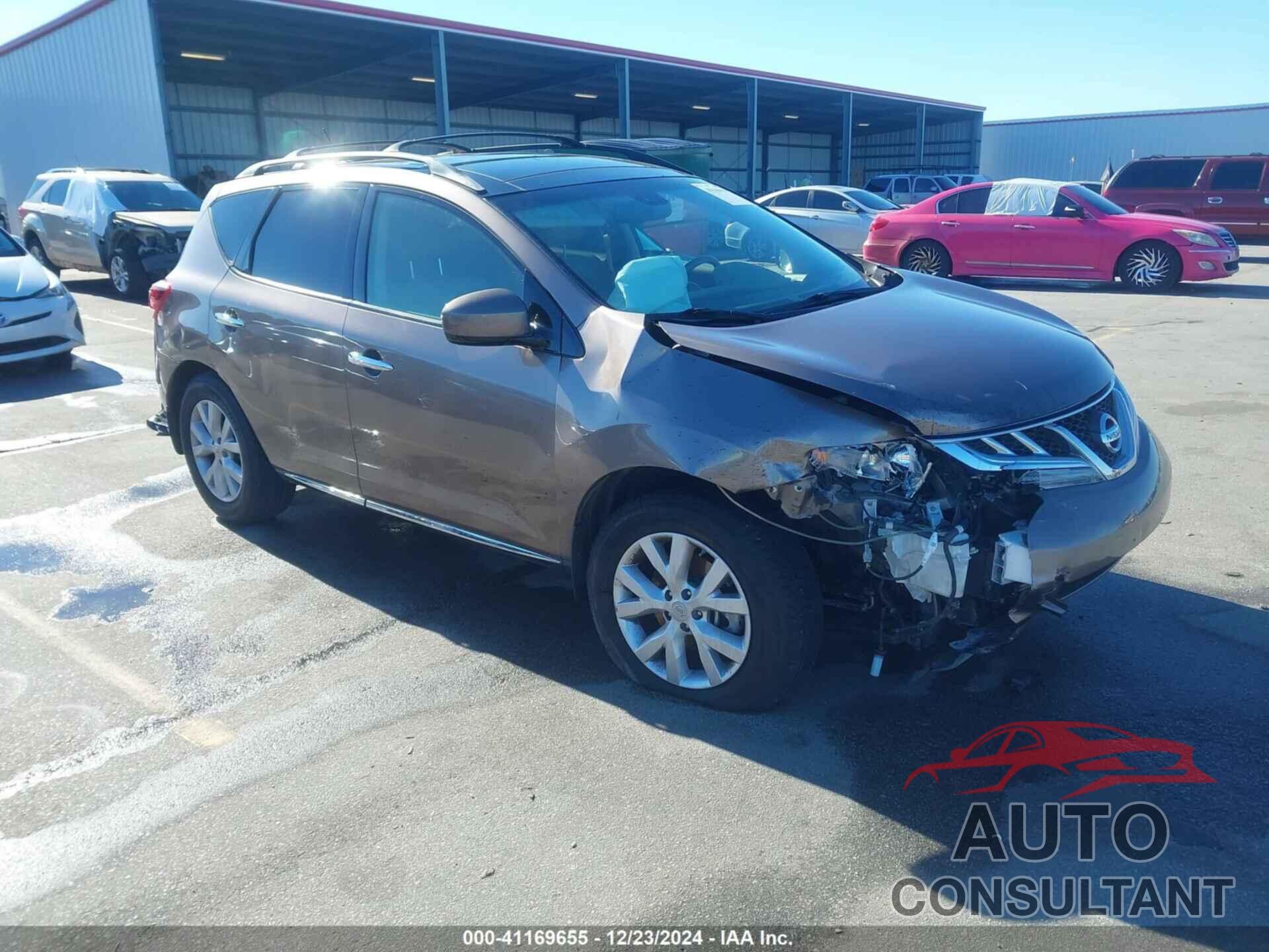 NISSAN MURANO 2012 - JN8AZ1MU7CW119571