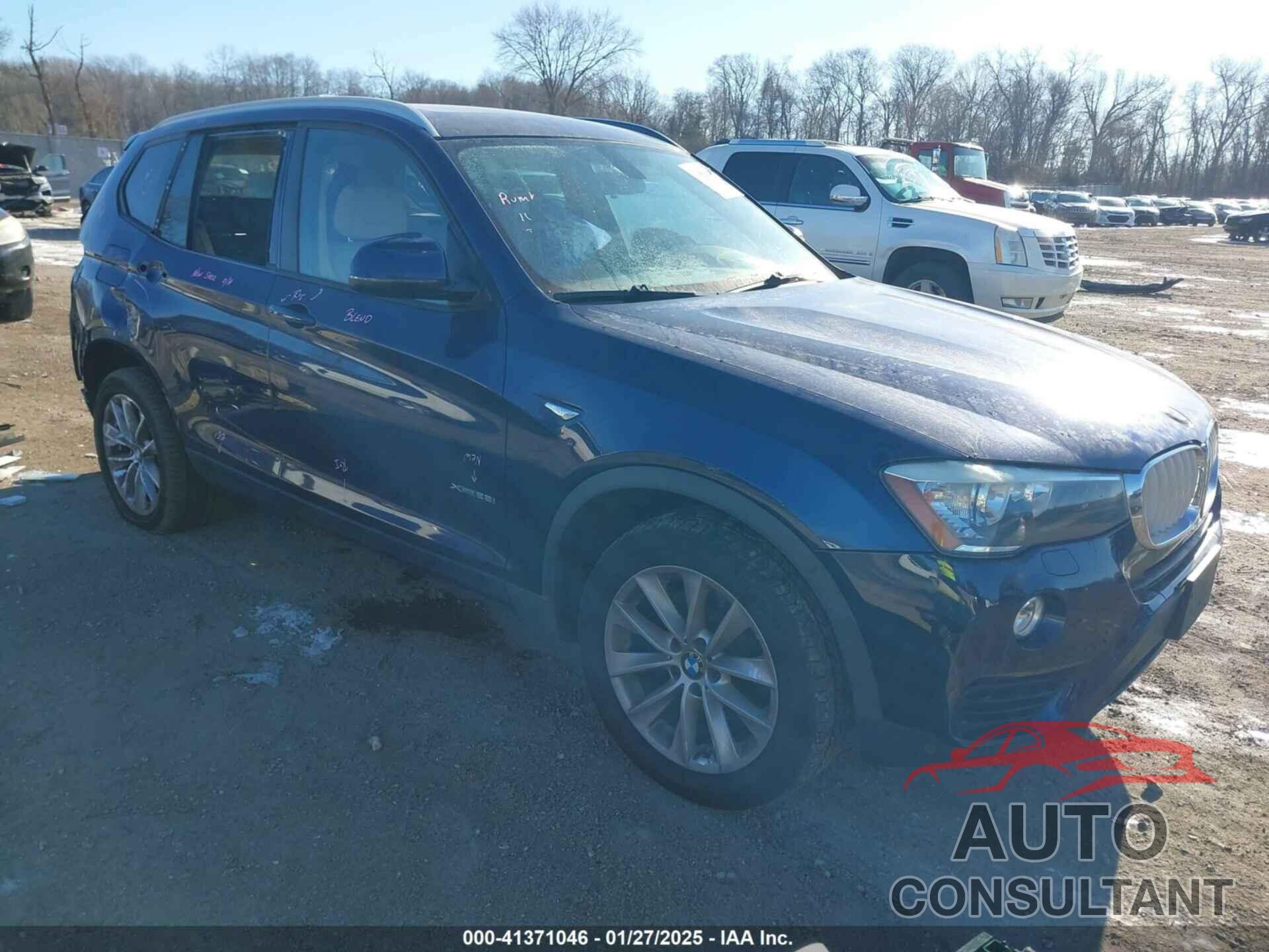 BMW X3 2016 - 5UXWX9C57G0D67278