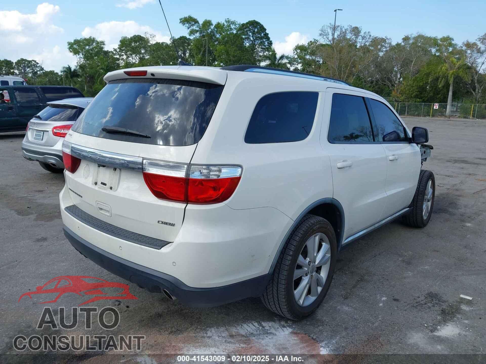DODGE DURANGO 2012 - 1C4RDHDG3CC182782