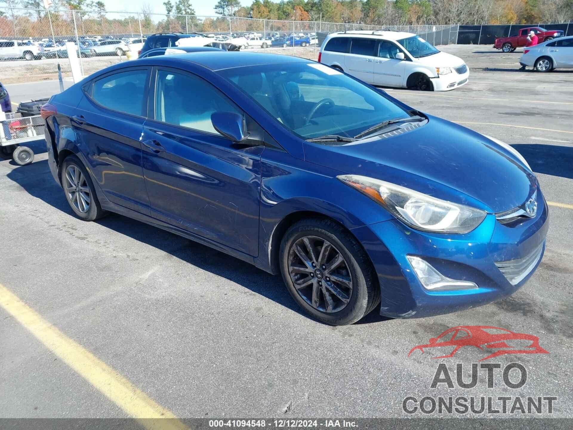 HYUNDAI ELANTRA 2015 - 5NPDH4AE1FH606897