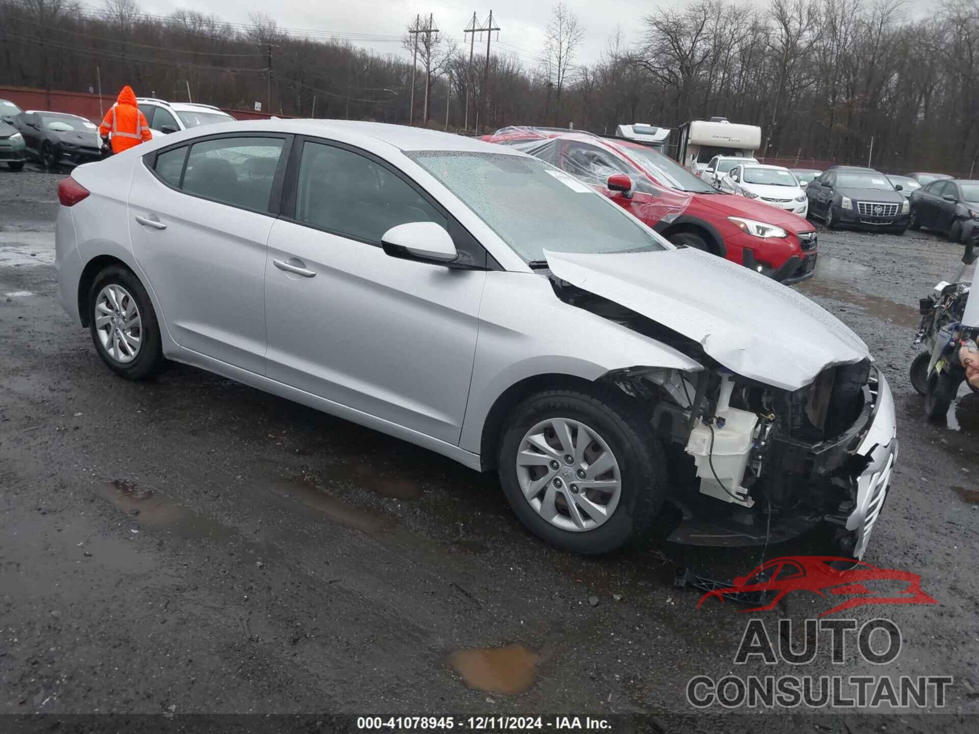 HYUNDAI ELANTRA 2017 - KMHD74LF5HU372146