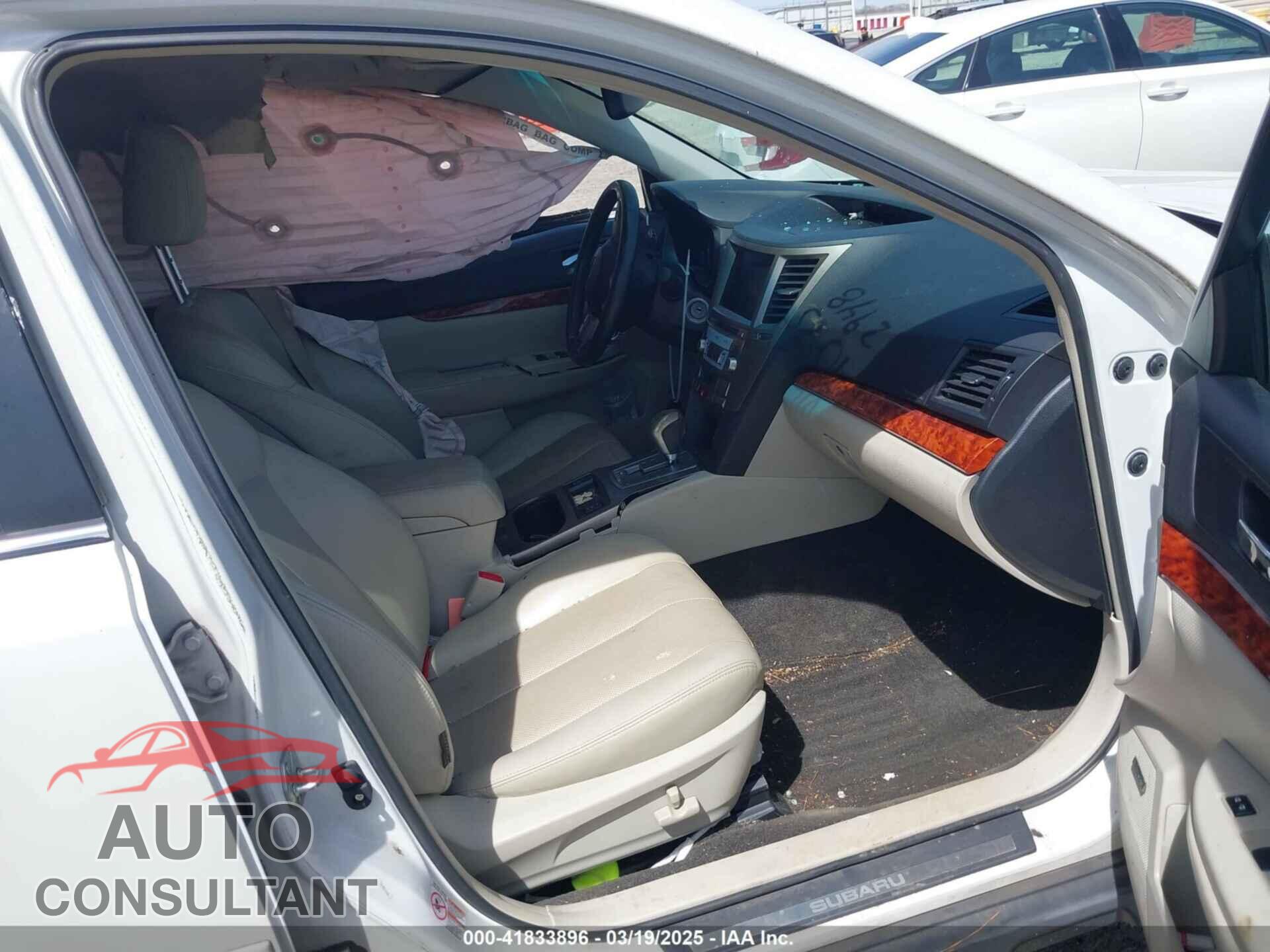 SUBARU OUTBACK 2011 - 4S4BRBLC2B3433543