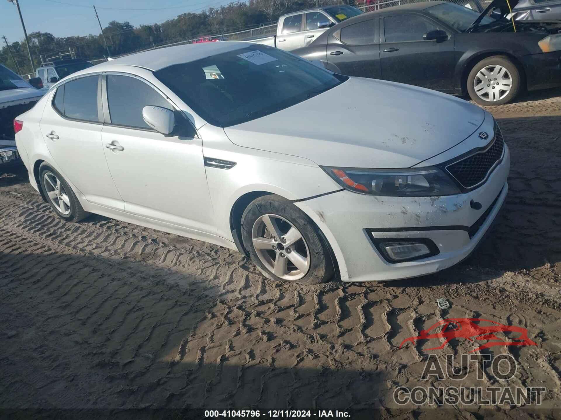 KIA OPTIMA 2015 - KNAGM4A79F5551641