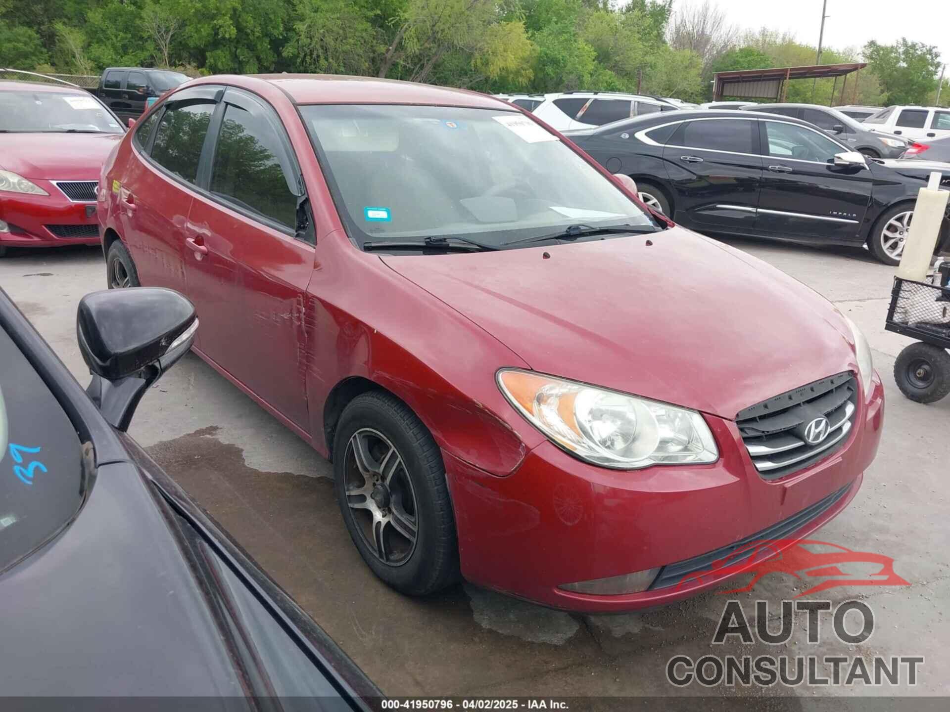 HYUNDAI ELANTRA 2010 - KMHDU4AD2AU184779