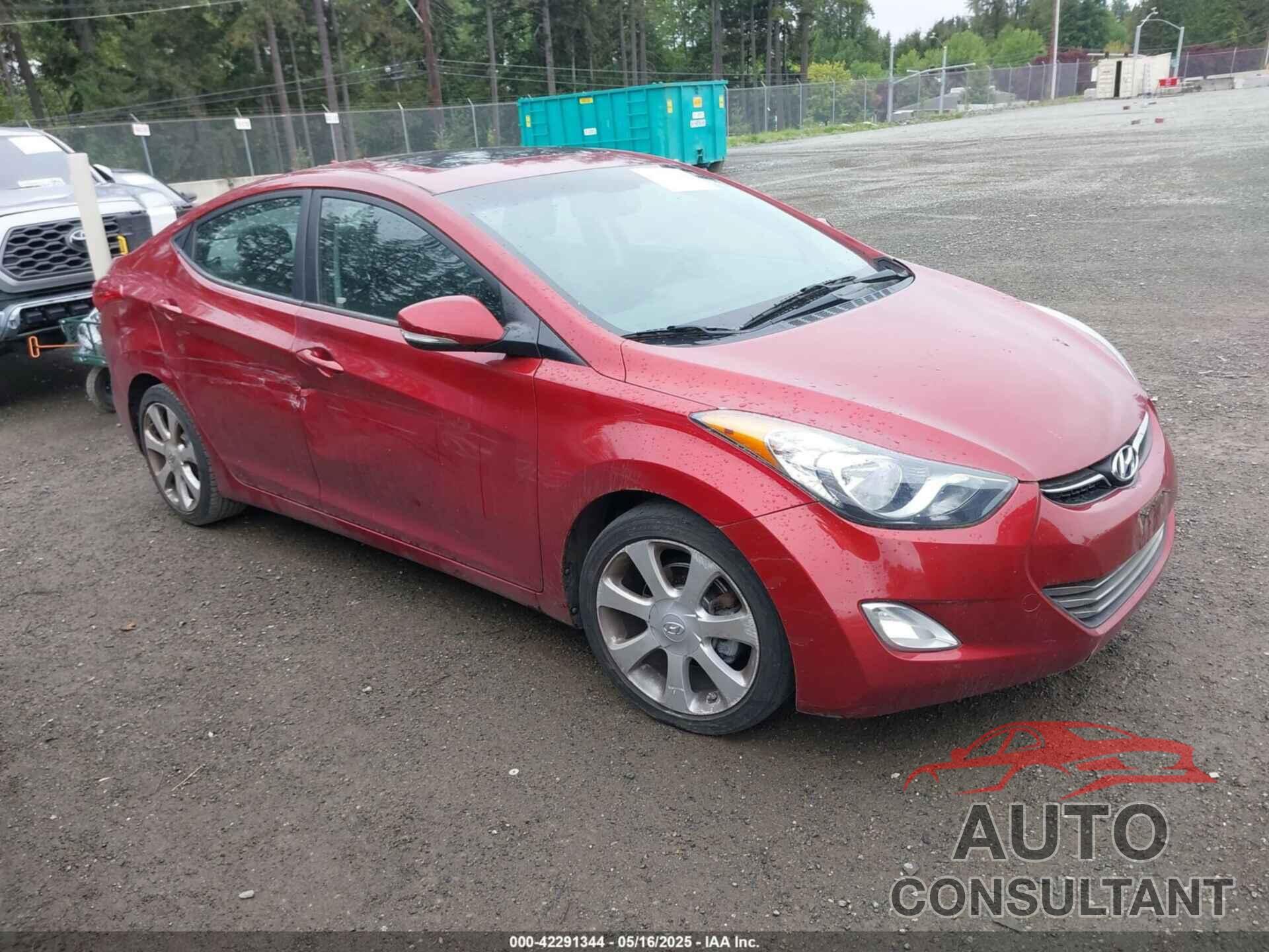 HYUNDAI ELANTRA 2013 - 5NPDH4AEXDH341006