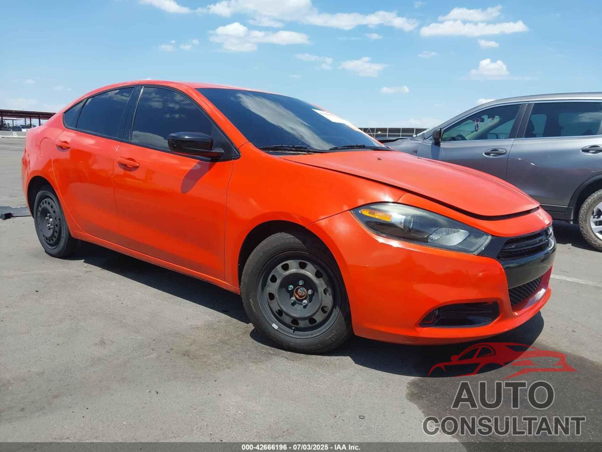 DODGE DART 2015 - 1C3CDFBB4FD378007