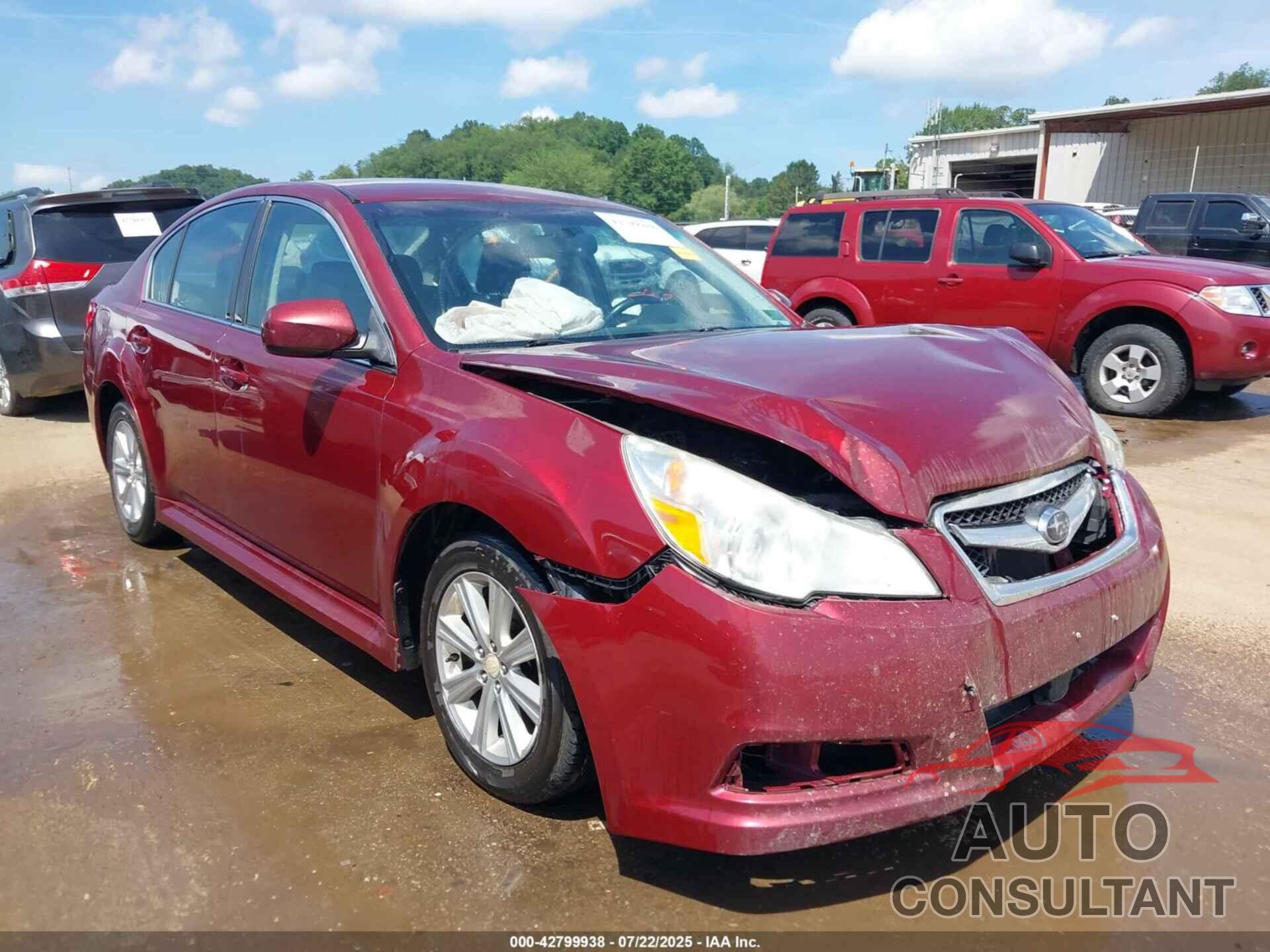 SUBARU LEGACY 2012 - 4S3BMBC63C3027155