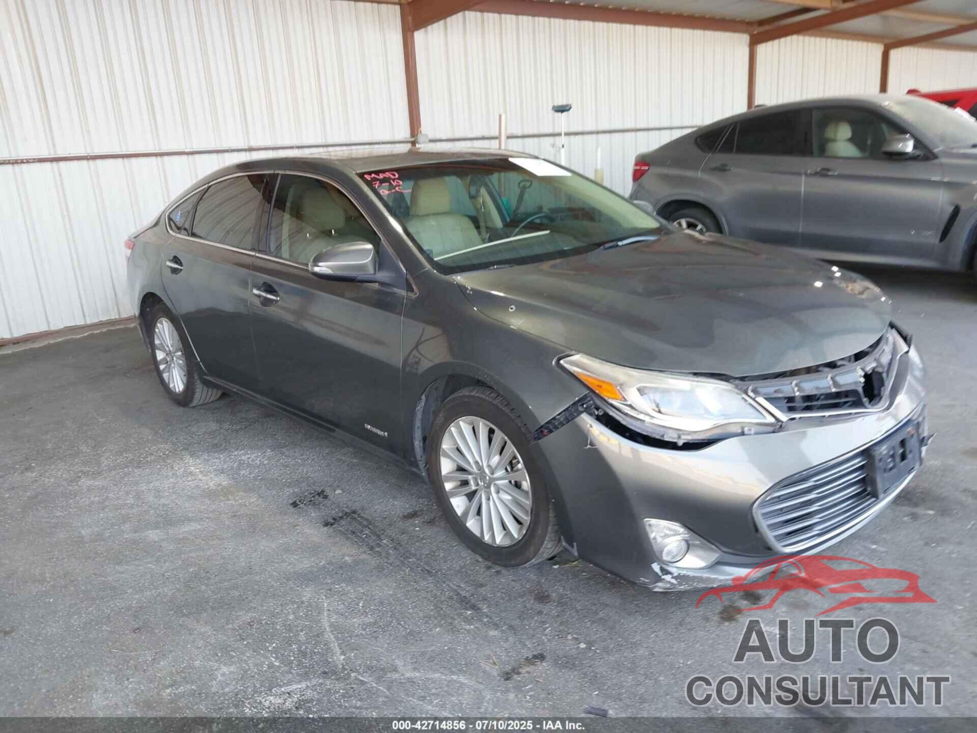 TOYOTA AVALON HYBRID 2013 - 4T1BD1EB1DU003092