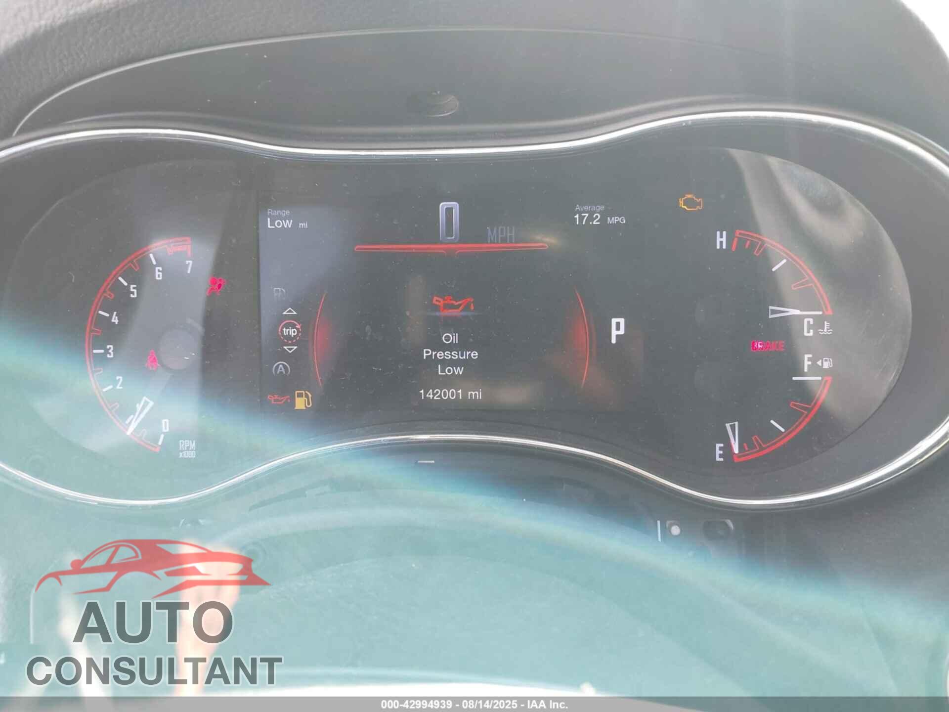 DODGE DURANGO 2016 - 1C4RDJDG2GC442330