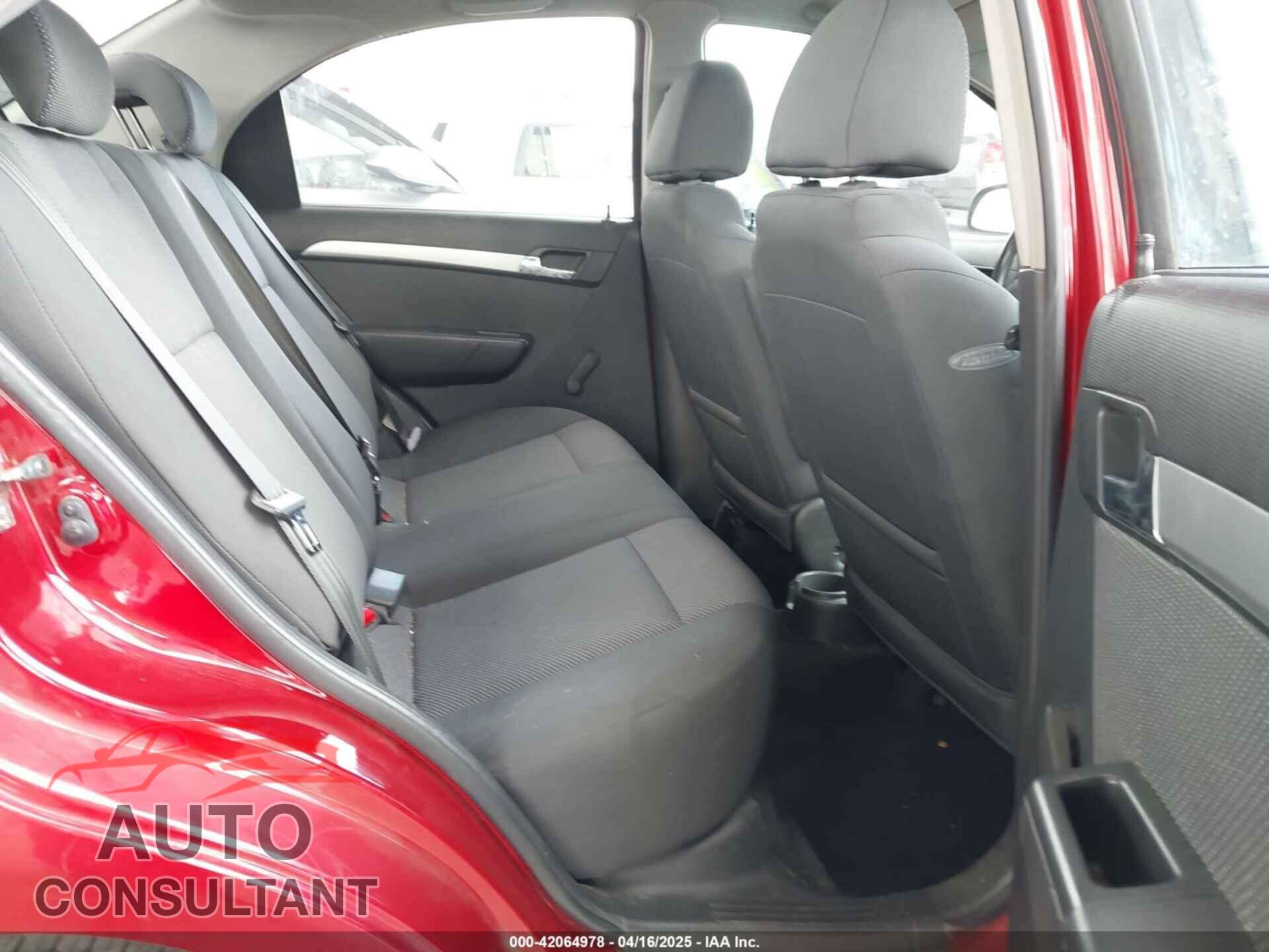 CHEVROLET AVEO 2011 - KL1TD5DE7BB127119