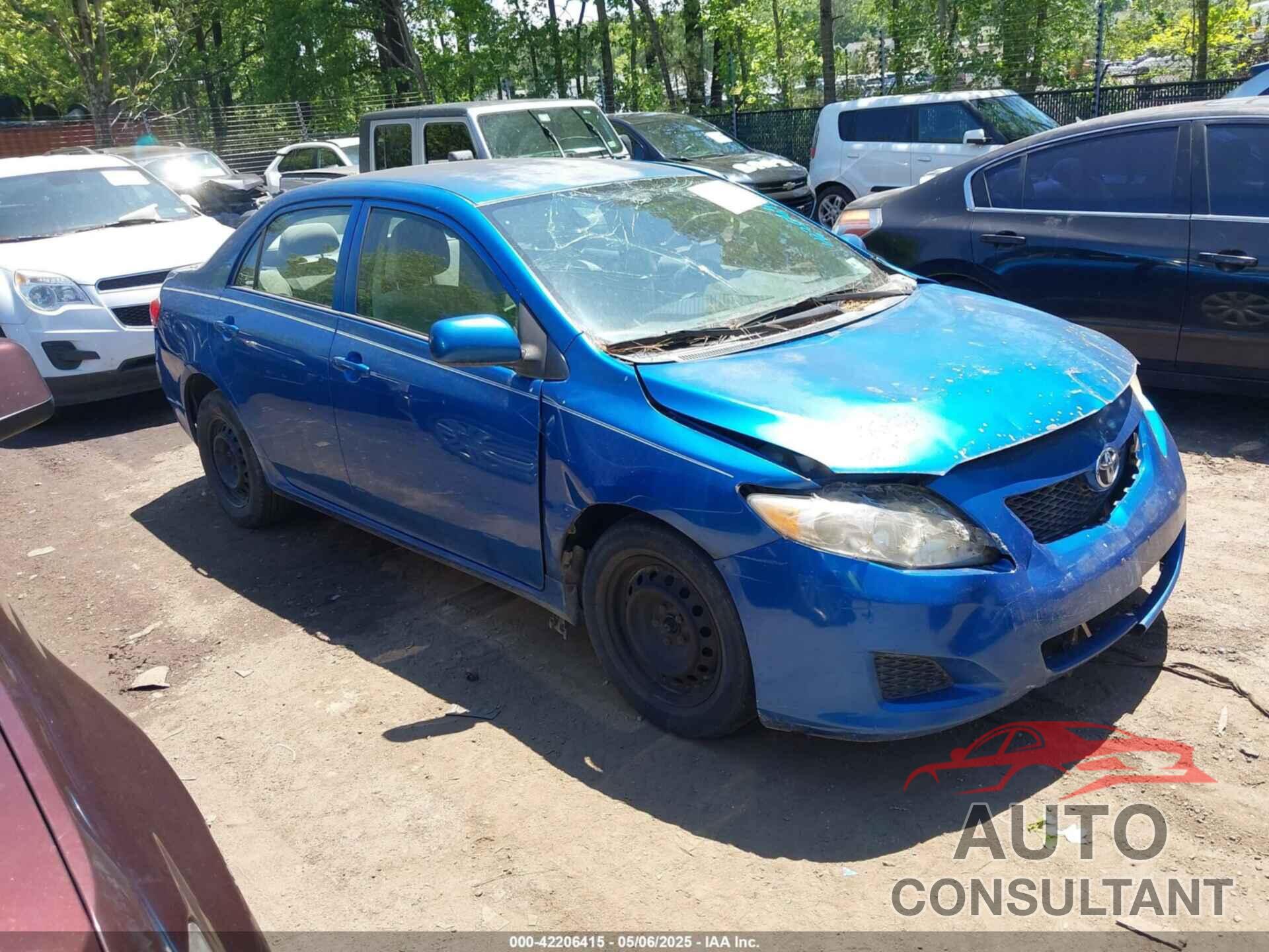TOYOTA COROLLA 2009 - 2T1BU40E69C167904