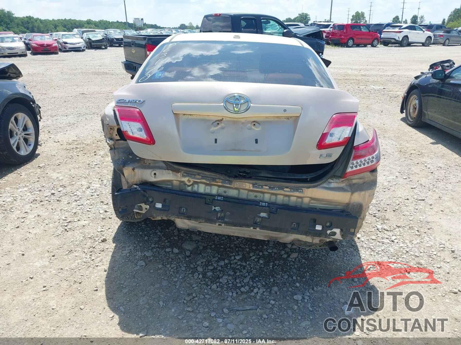 TOYOTA CAMRY 2010 - 4T4BF3EKXAR063170