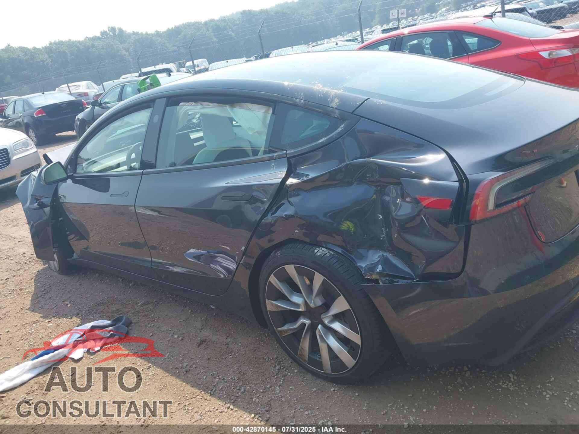 TESLA MODEL 3 2025 - 5YJ3E1EA4SF024098