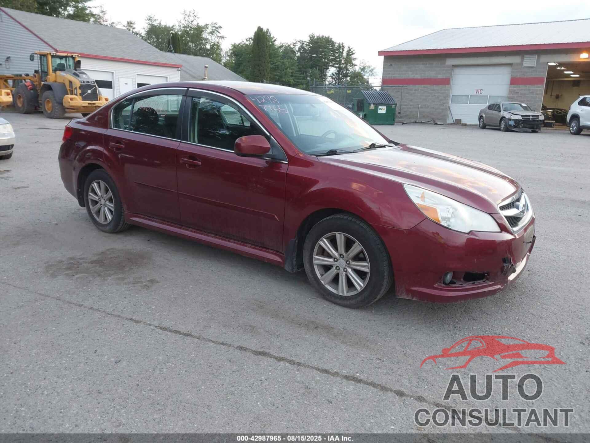 SUBARU LEGACY 2012 - 4S3BMBC68C3014515