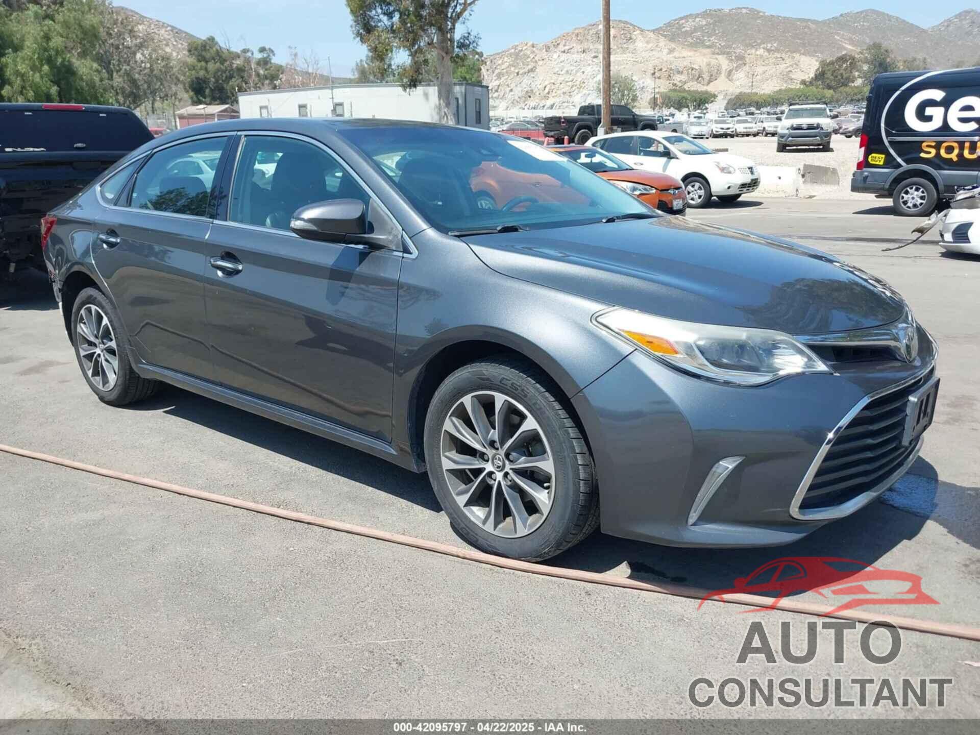 TOYOTA AVALON 2017 - 4T1BK1EBXHU251031