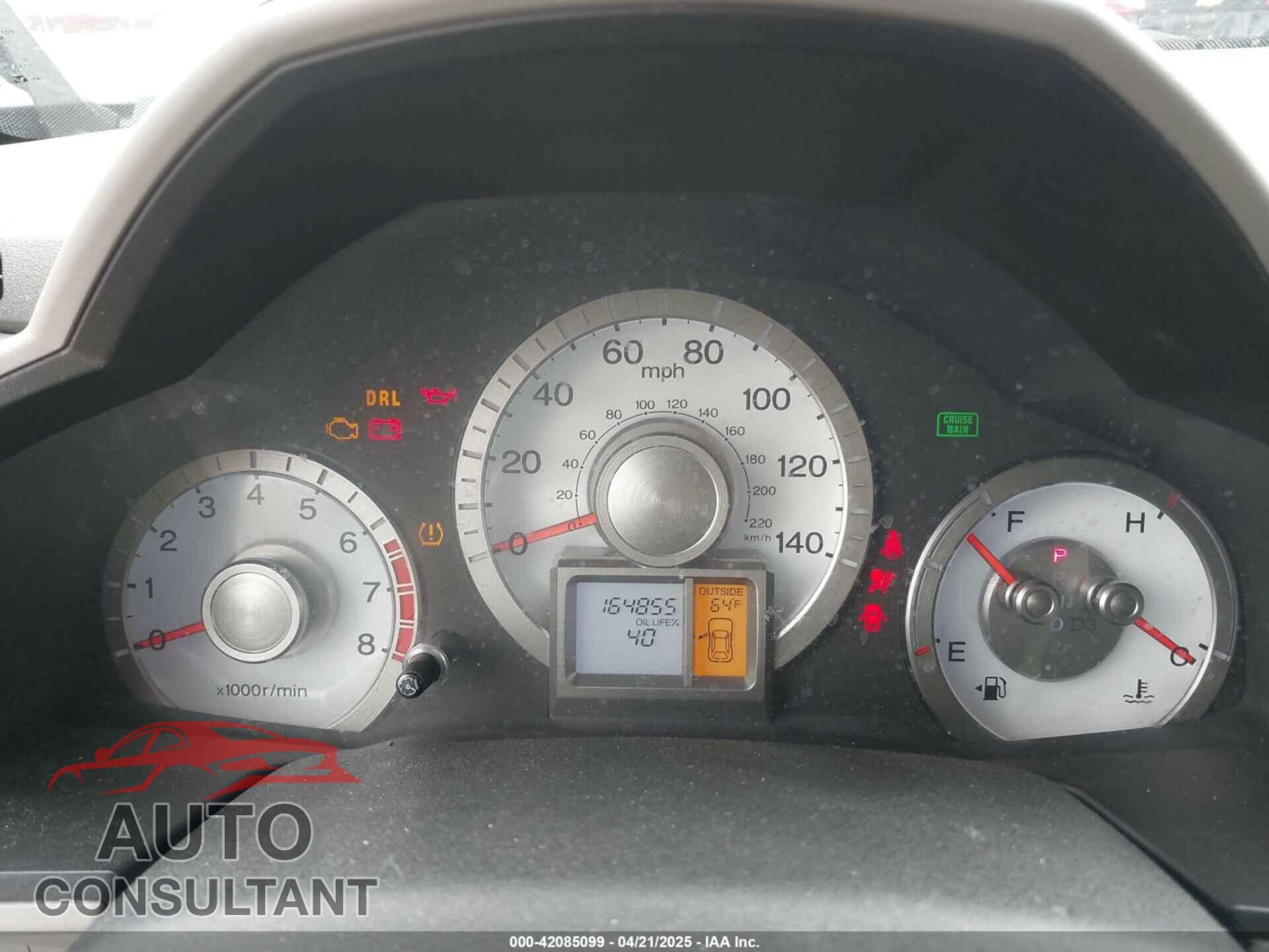 HONDA PILOT 2011 - 5FNYF4H65BB077453