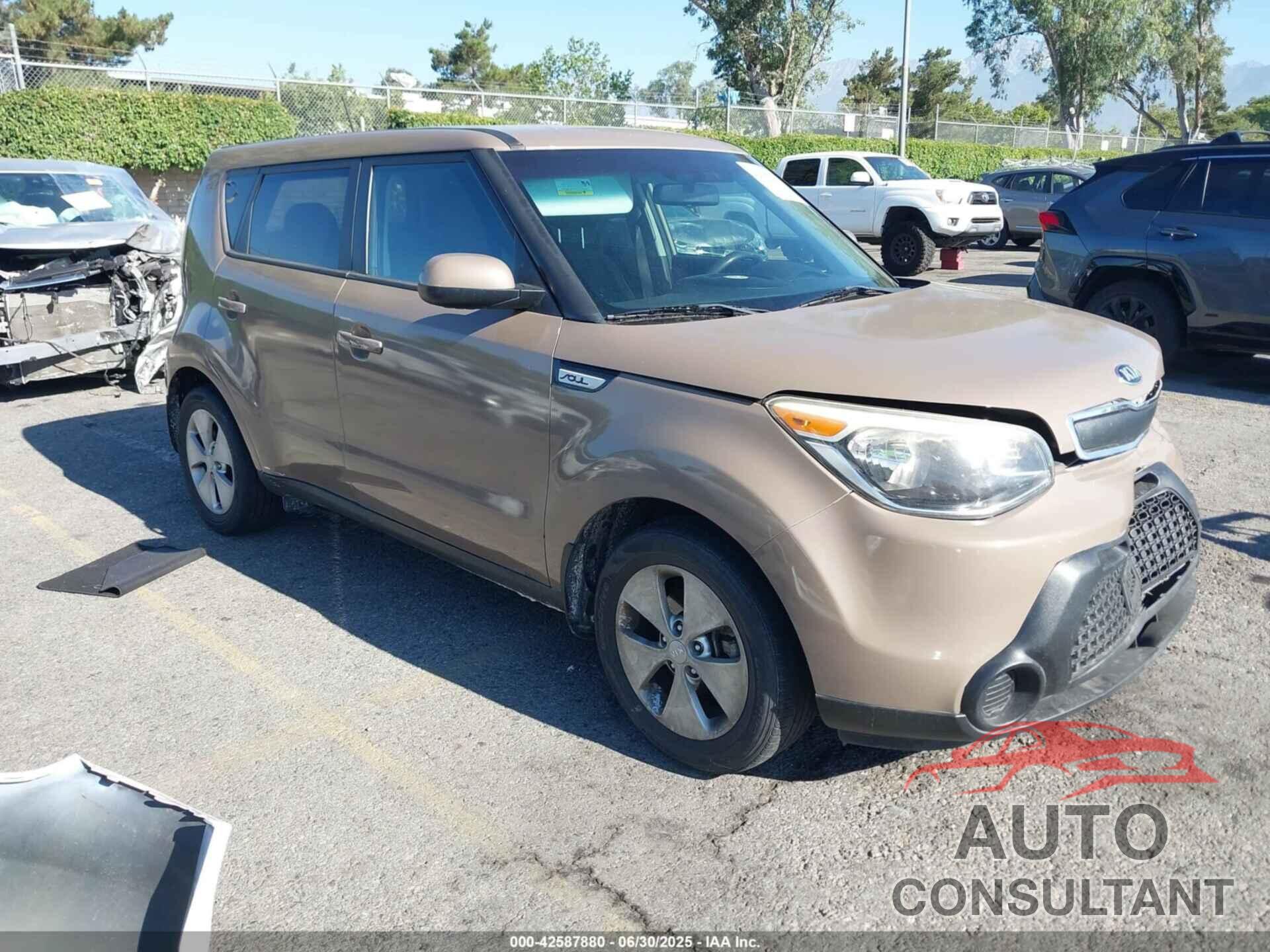 KIA SOUL 2015 - KNDJN2A28F7230922