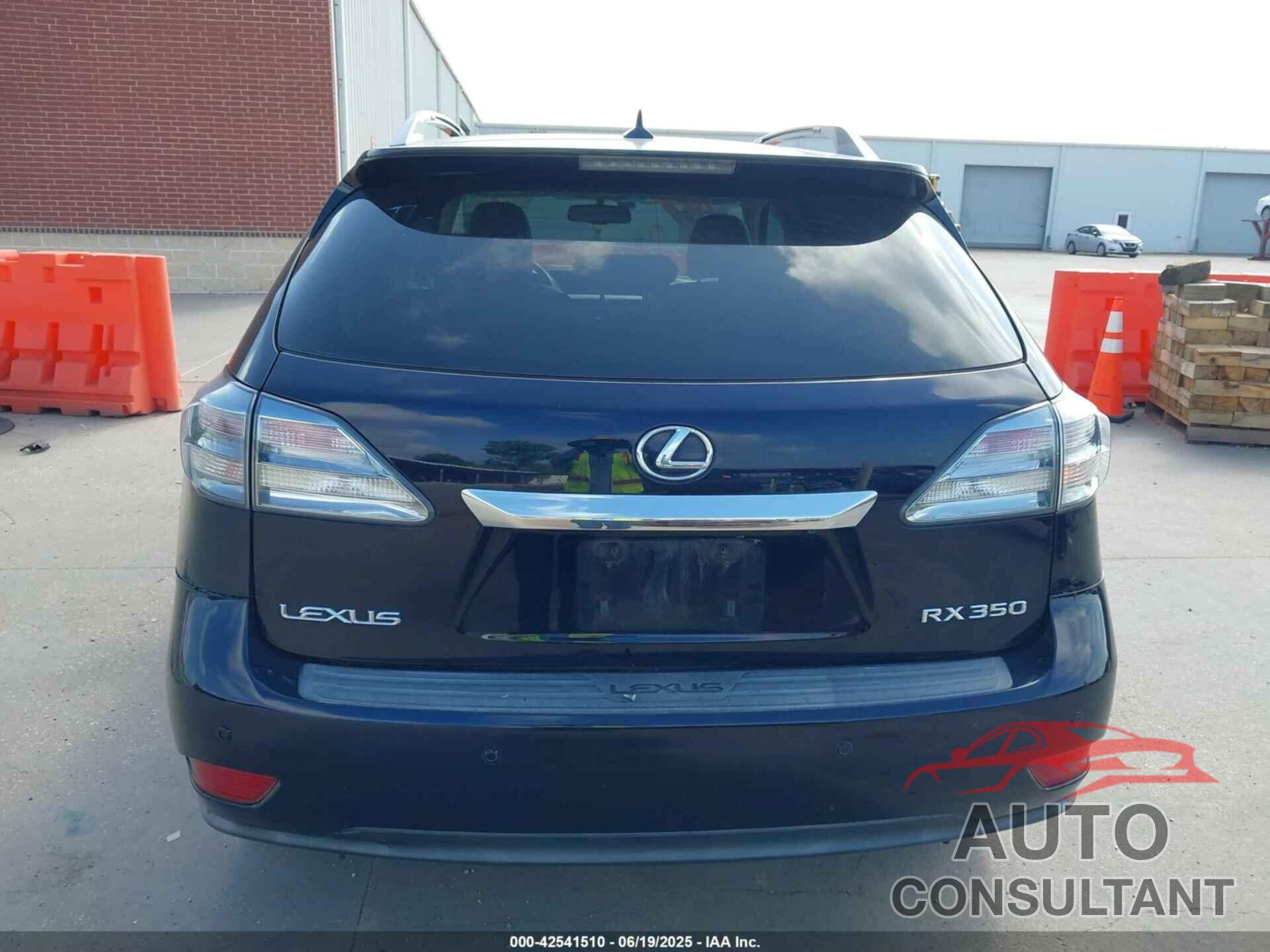 LEXUS RX 350 2010 - 2T2ZK1BA0AC011354