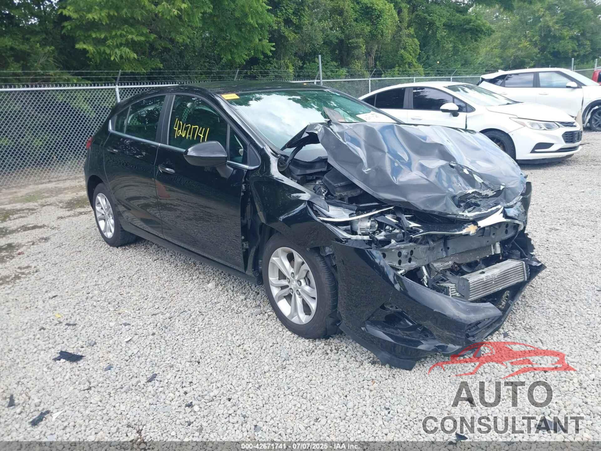 CHEVROLET CRUZE 2019 - 3G1BE6SM8KS535725