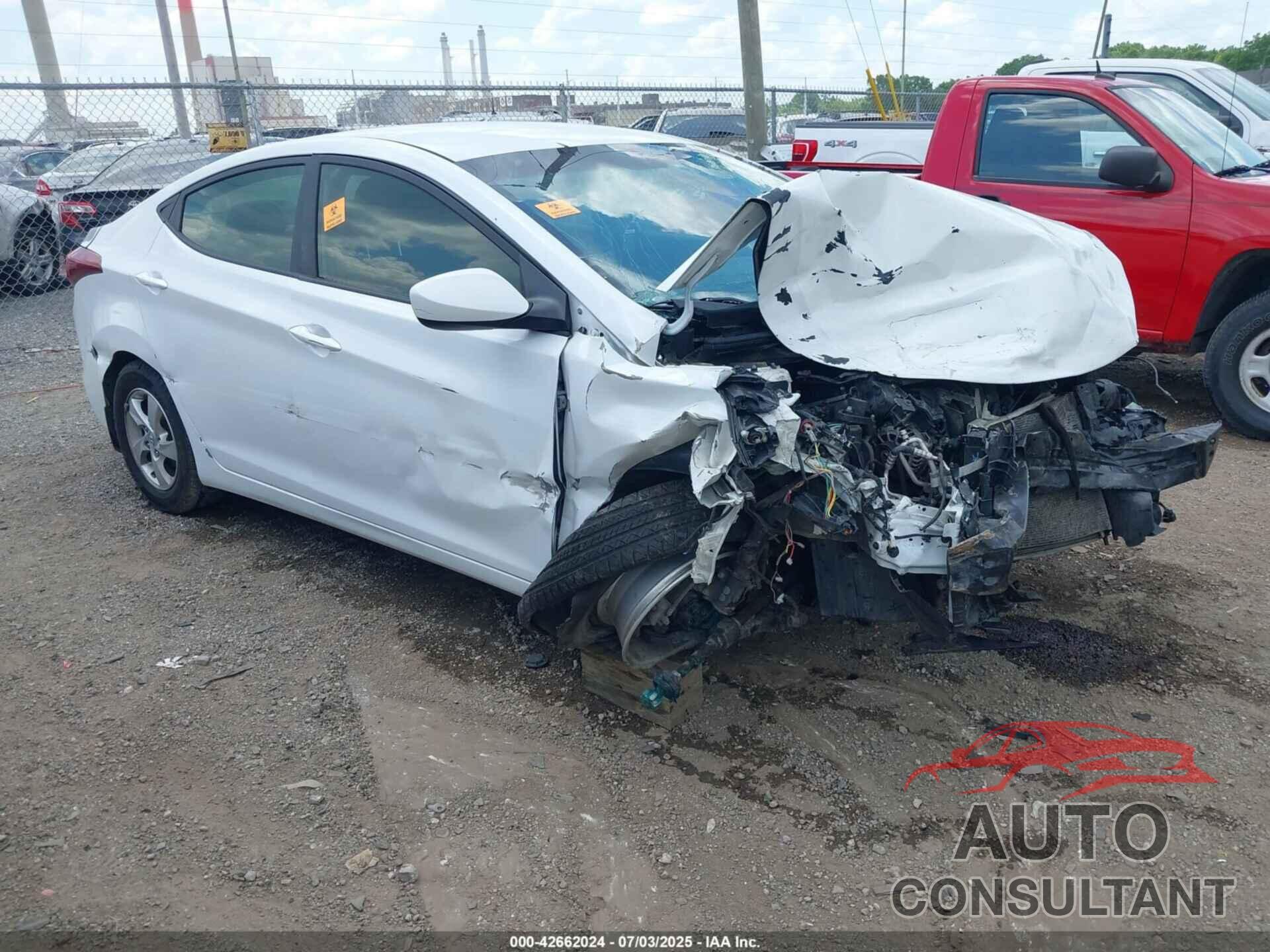 HYUNDAI ELANTRA 2015 - 5NPDH4AE3FH602057