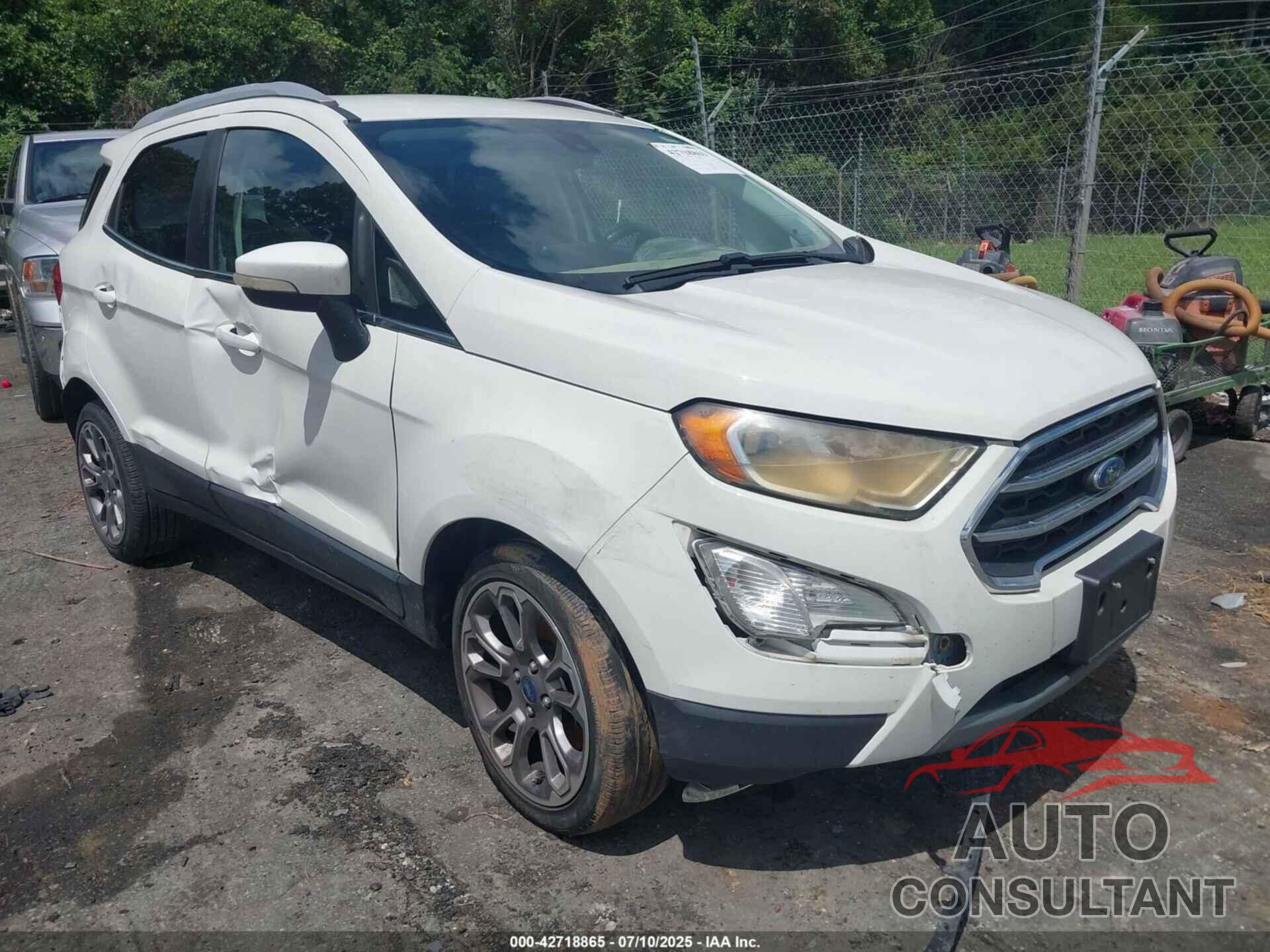 FORD ECOSPORT 2018 - MAJ3P1VE2JC191199