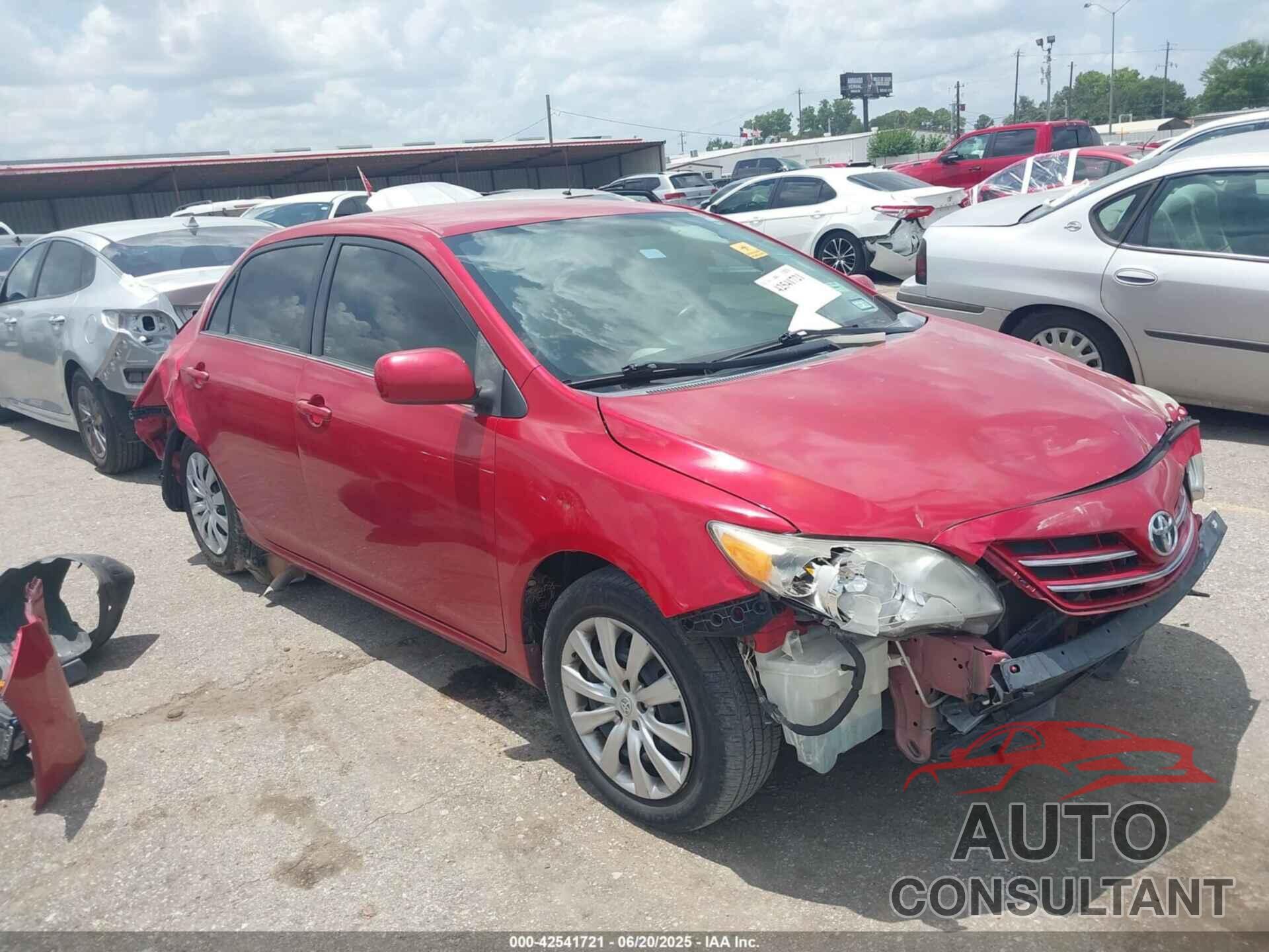 TOYOTA COROLLA 2013 - 5YFBU4EE3DP214646