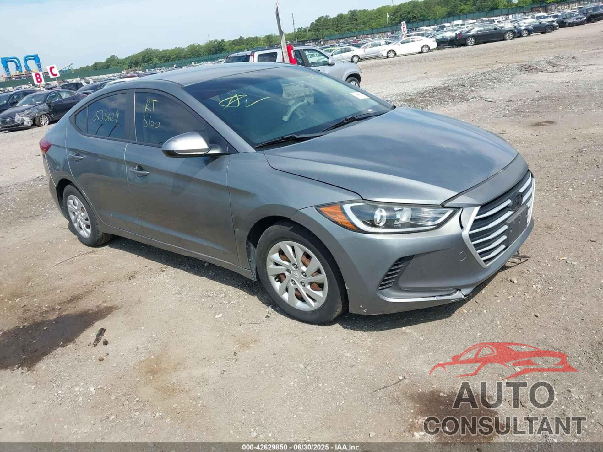 HYUNDAI ELANTRA 2017 - KMHD74LF9HU391878