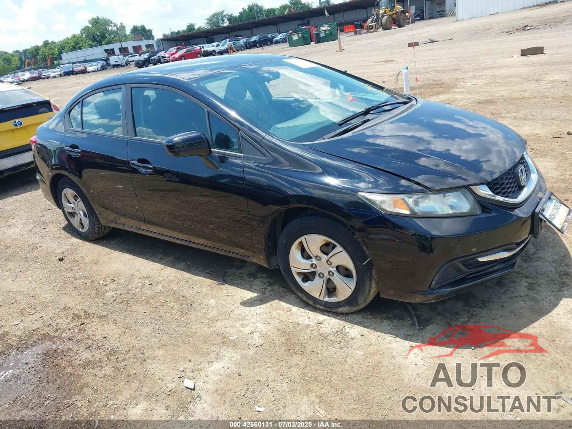HONDA CIVIC 2014 - 19XFB2F51EE202749